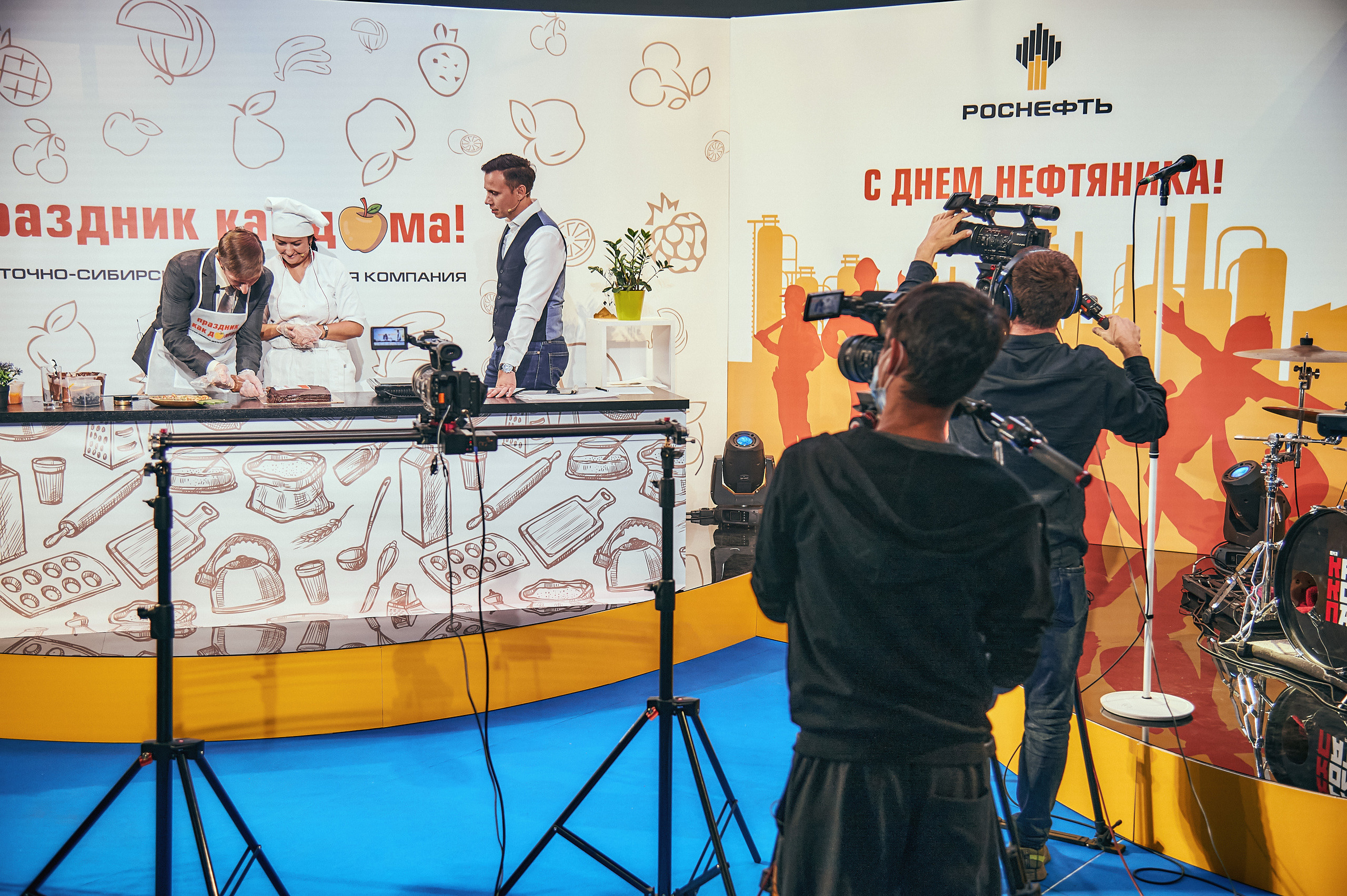 Портфолио репортажной фотосъёмки: "Роснефть" съёмка шоу для «День нефтяника». Фотограф Яковлев Роман — Красноярск