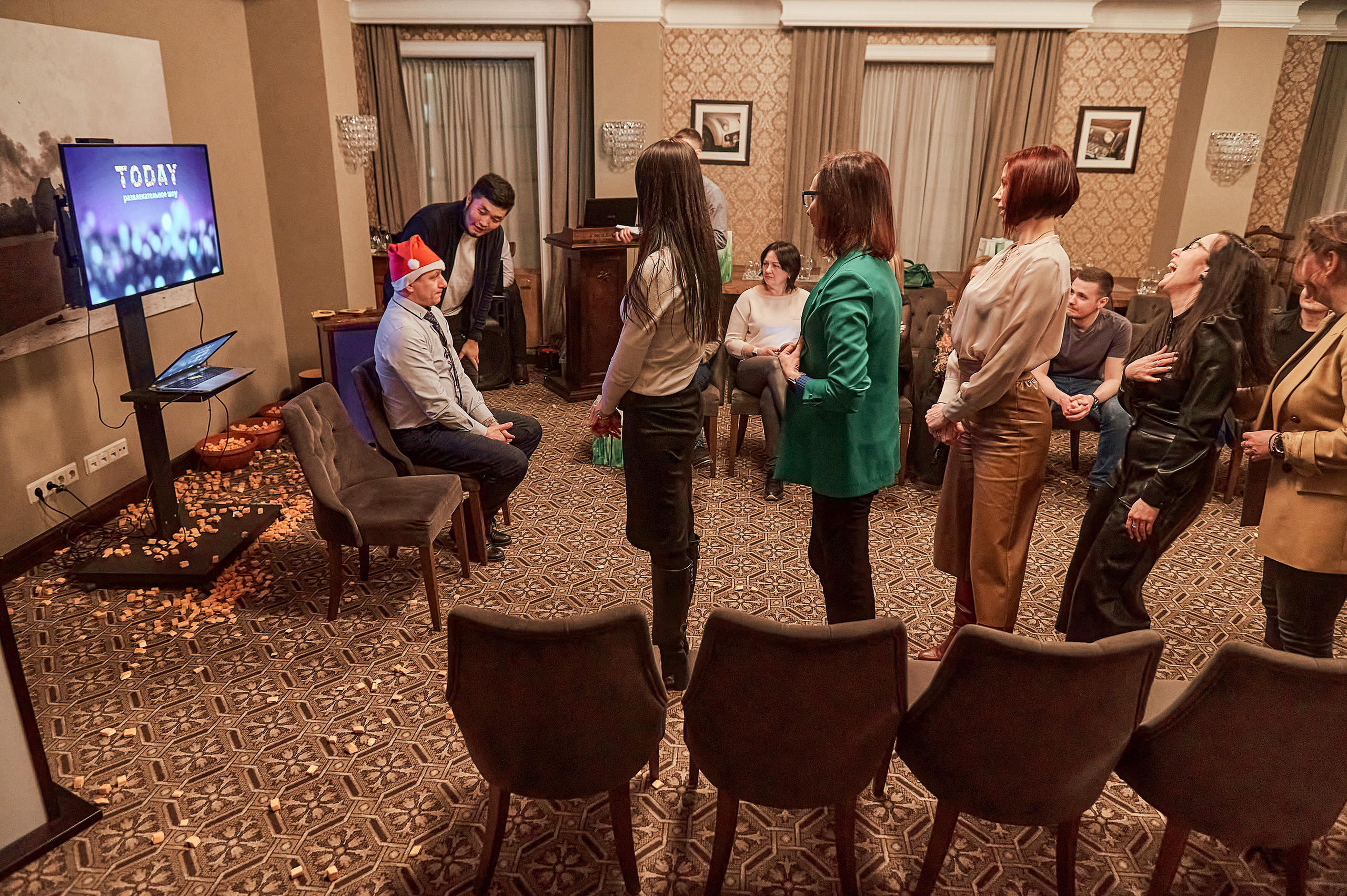 Портфолио репортажной фотосъёмки: "Сбербанк" Новый год. Фотограф Яковлев Роман — Красноярск