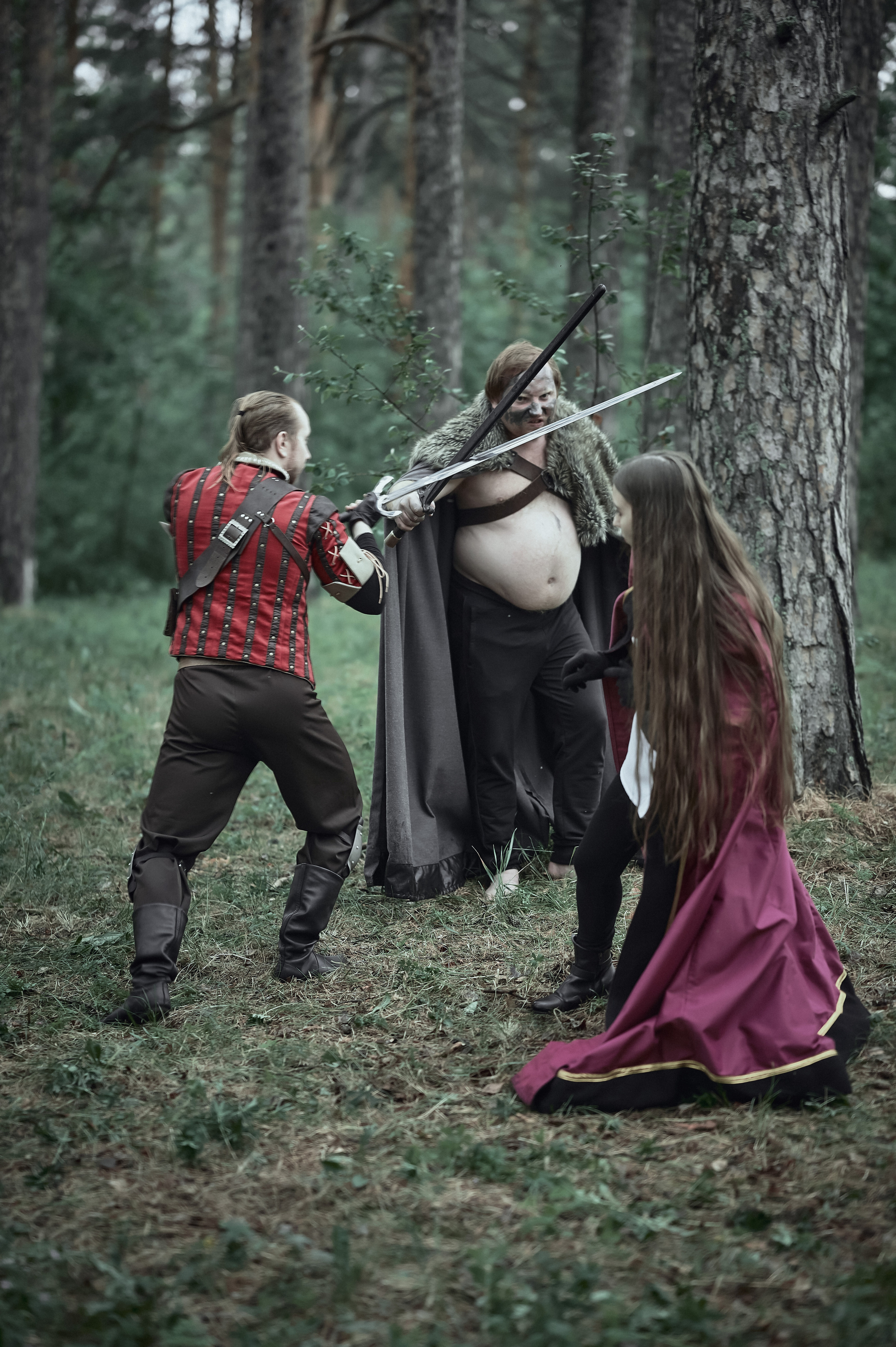 Каролина и Сергей — Предсвадебная съёмка в стиле «Ведьмак». Фотограф Яковлев Роман — Красноярск