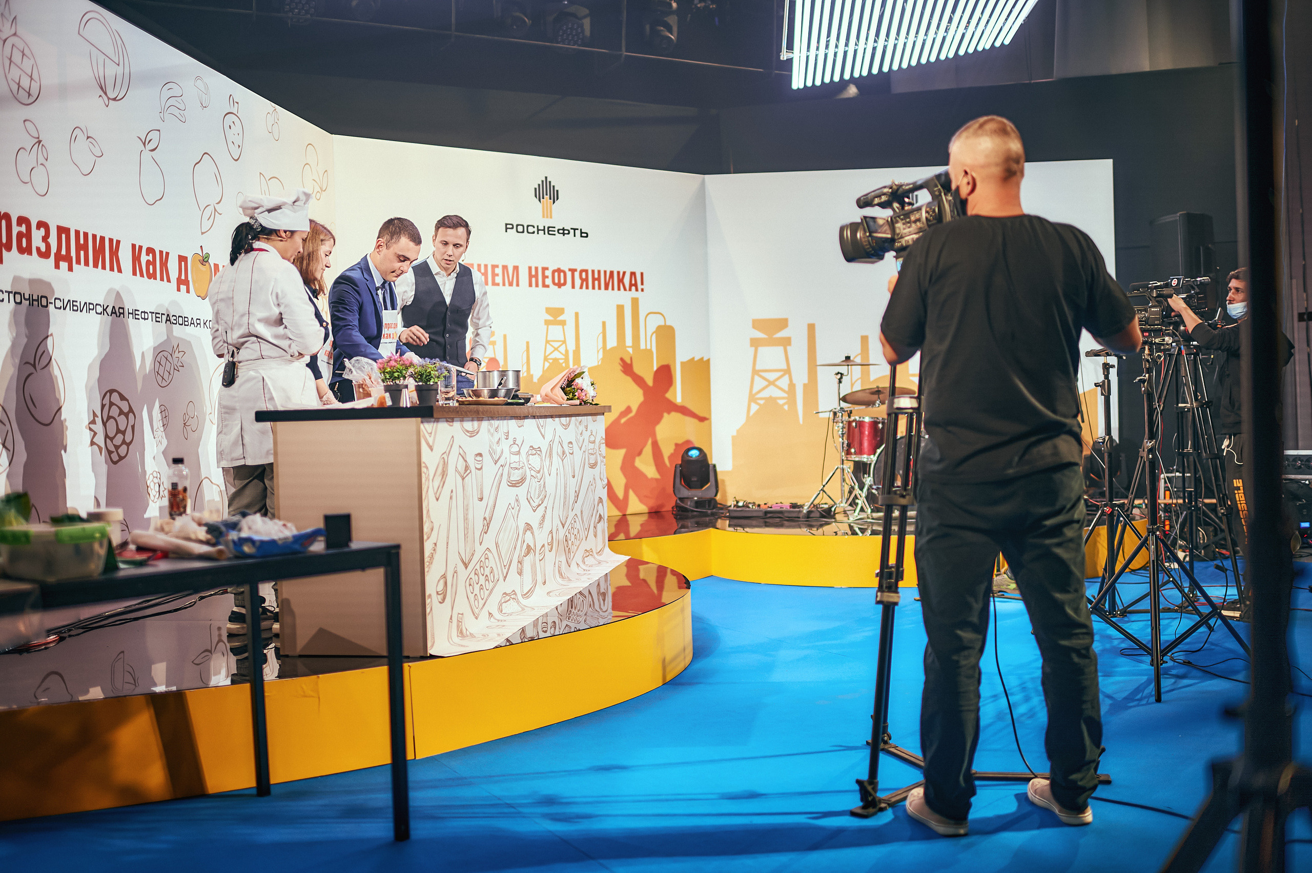 Портфолио репортажной фотосъёмки: "Роснефть" съёмка шоу для «День нефтяника». Фотограф Яковлев Роман — Красноярск