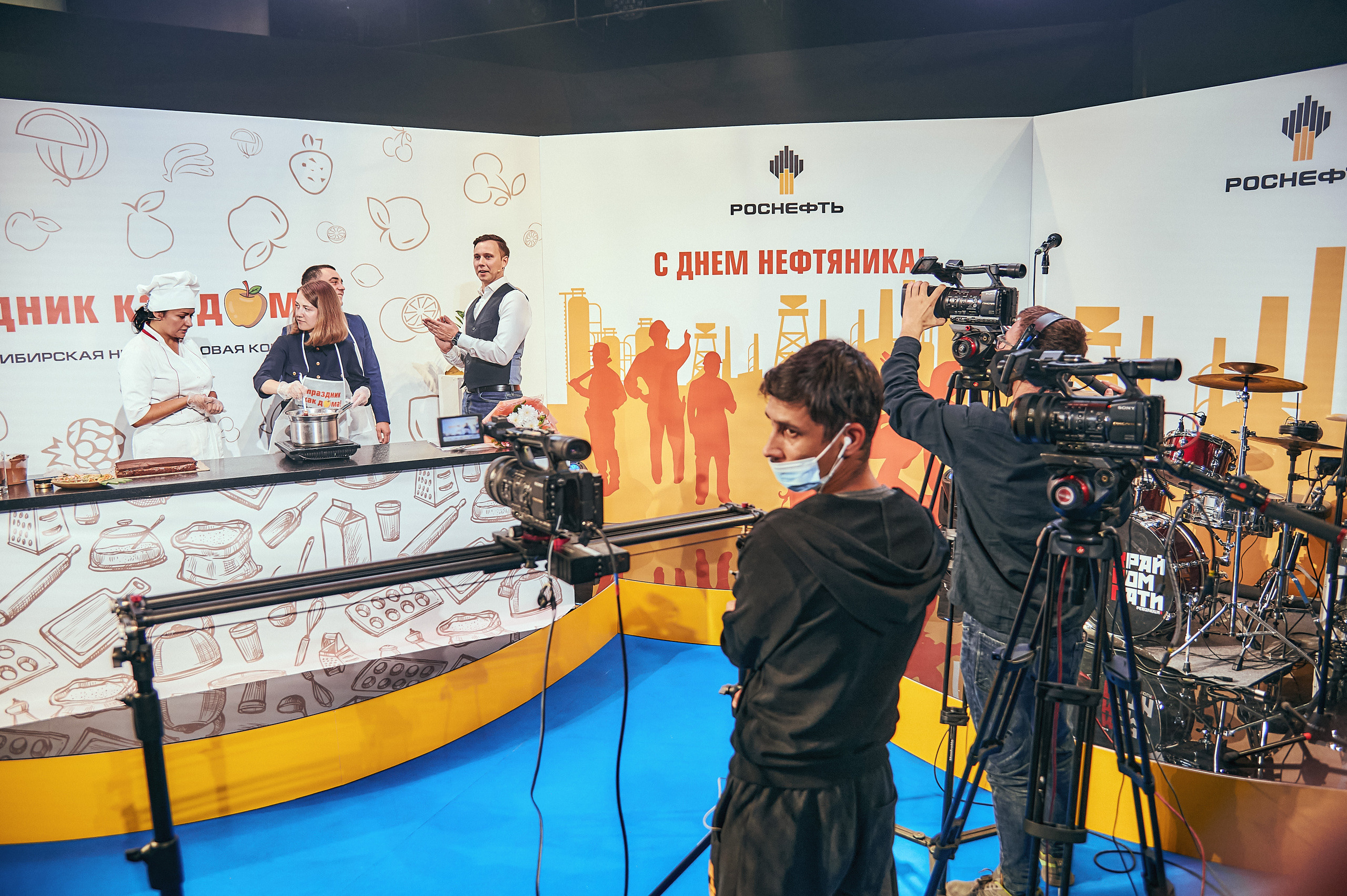 Портфолио репортажной фотосъёмки: "Роснефть" съёмка шоу для «День нефтяника». Фотограф Яковлев Роман — Красноярск
