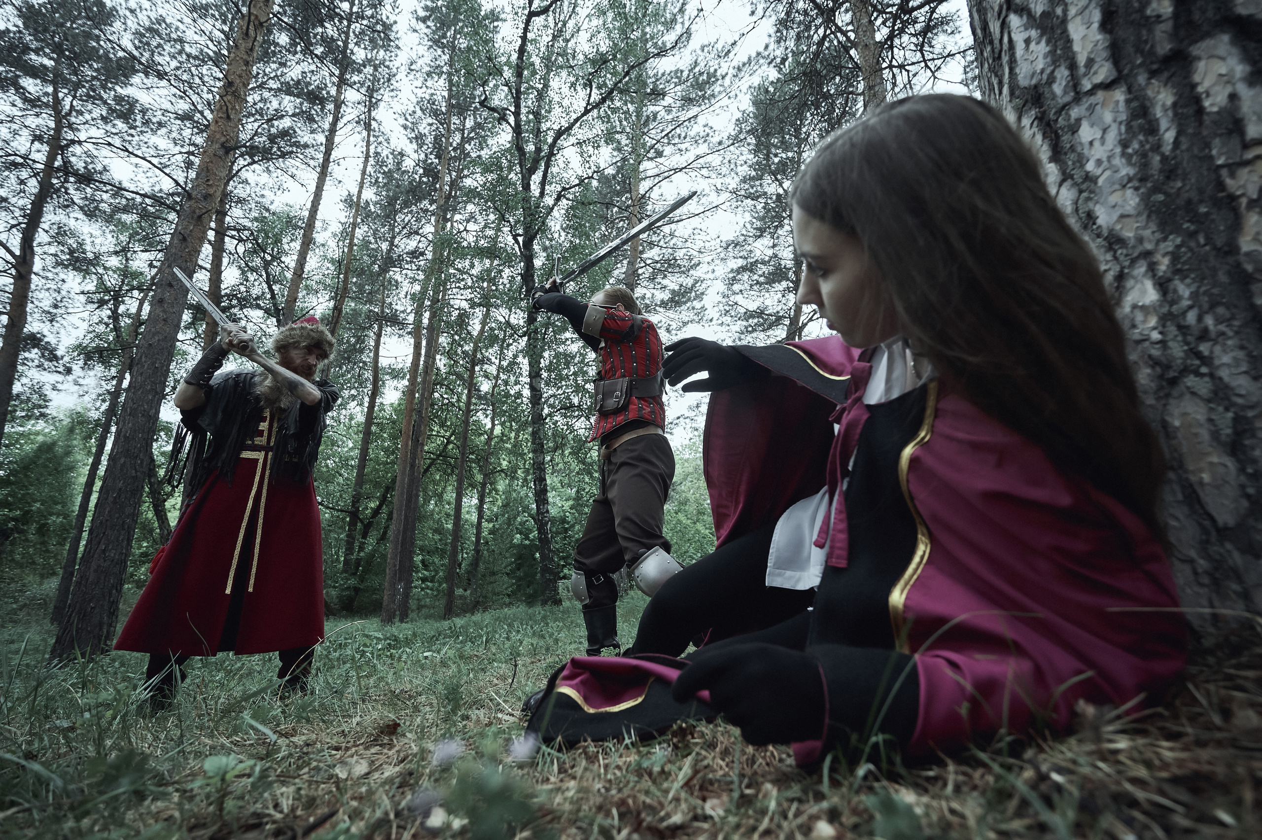 Каролина и Сергей — Предсвадебная съёмка в стиле «Ведьмак». Фотограф Яковлев Роман — Красноярск