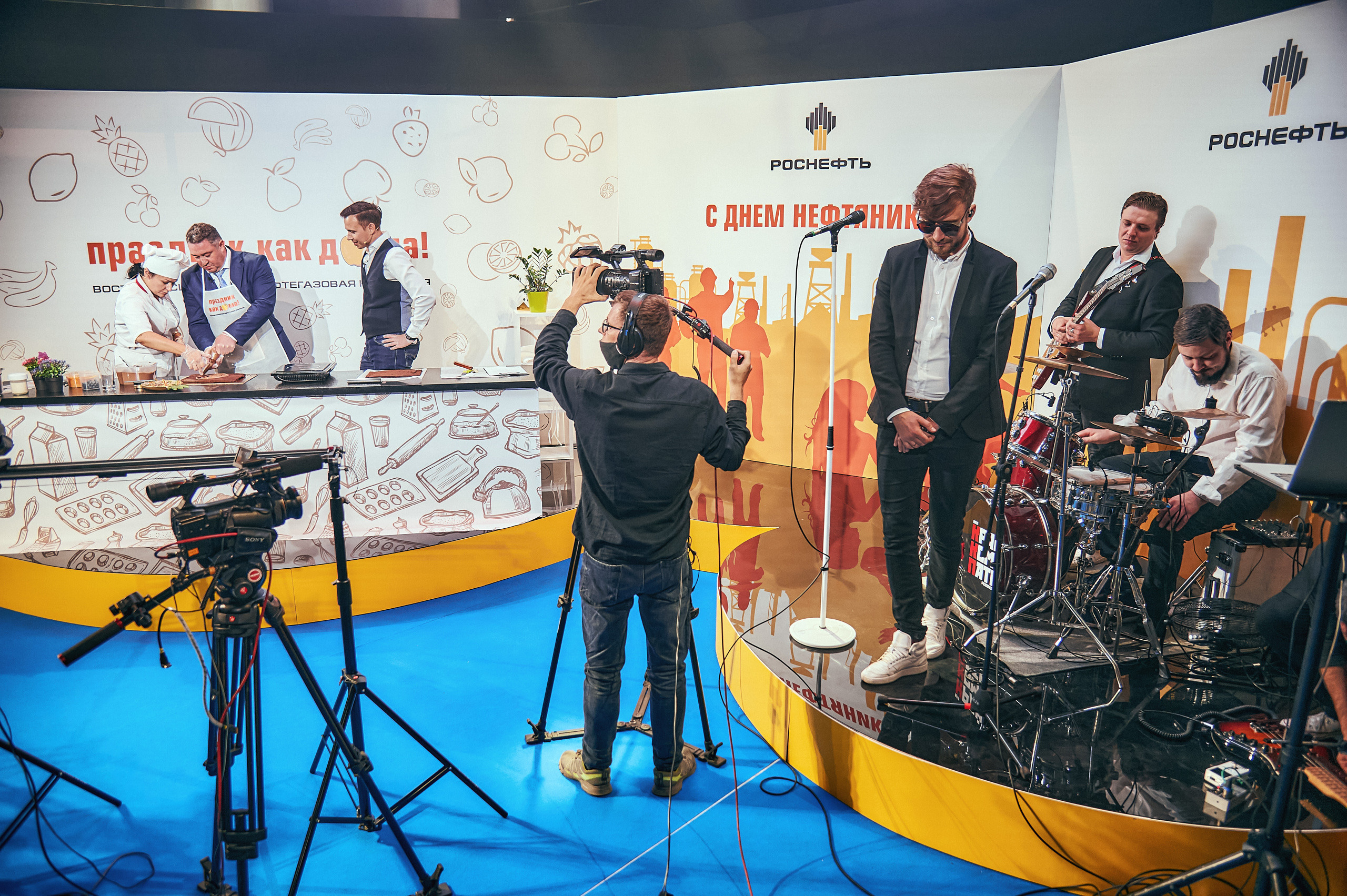 Портфолио репортажной фотосъёмки: "Роснефть" съёмка шоу для «День нефтяника». Фотограф Яковлев Роман — Красноярск