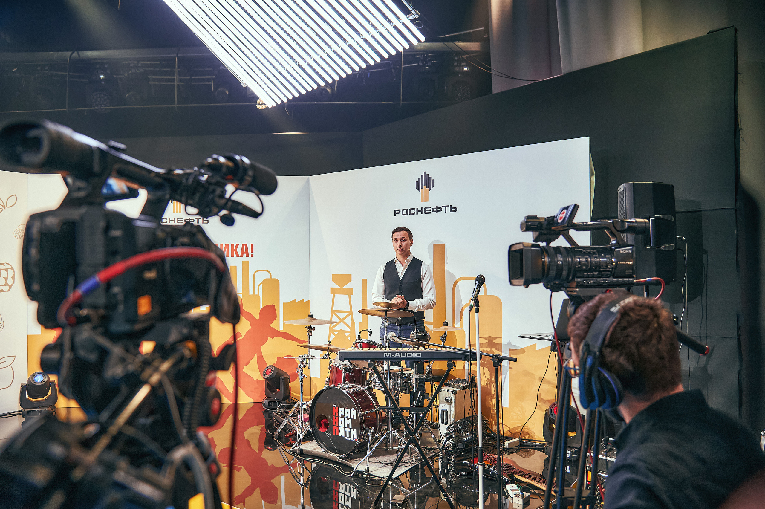 Портфолио репортажной фотосъёмки: "Роснефть" съёмка шоу для «День нефтяника». Фотограф Яковлев Роман — Красноярск