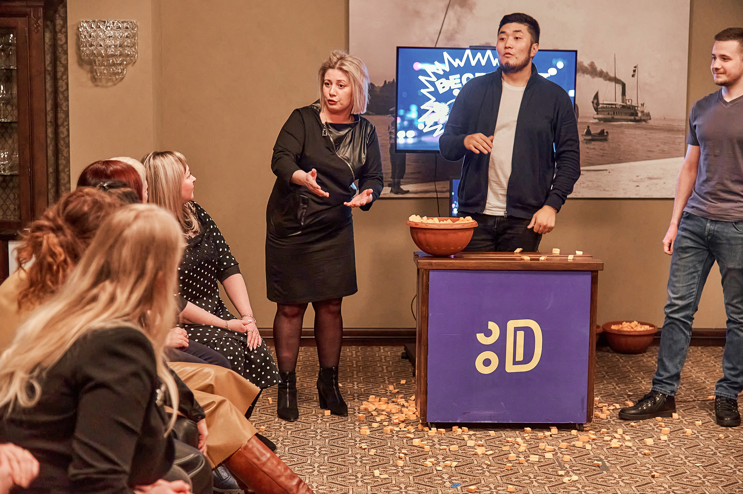 Портфолио репортажной фотосъёмки: "Сбербанк" Новый год. Фотограф Яковлев Роман — Красноярск