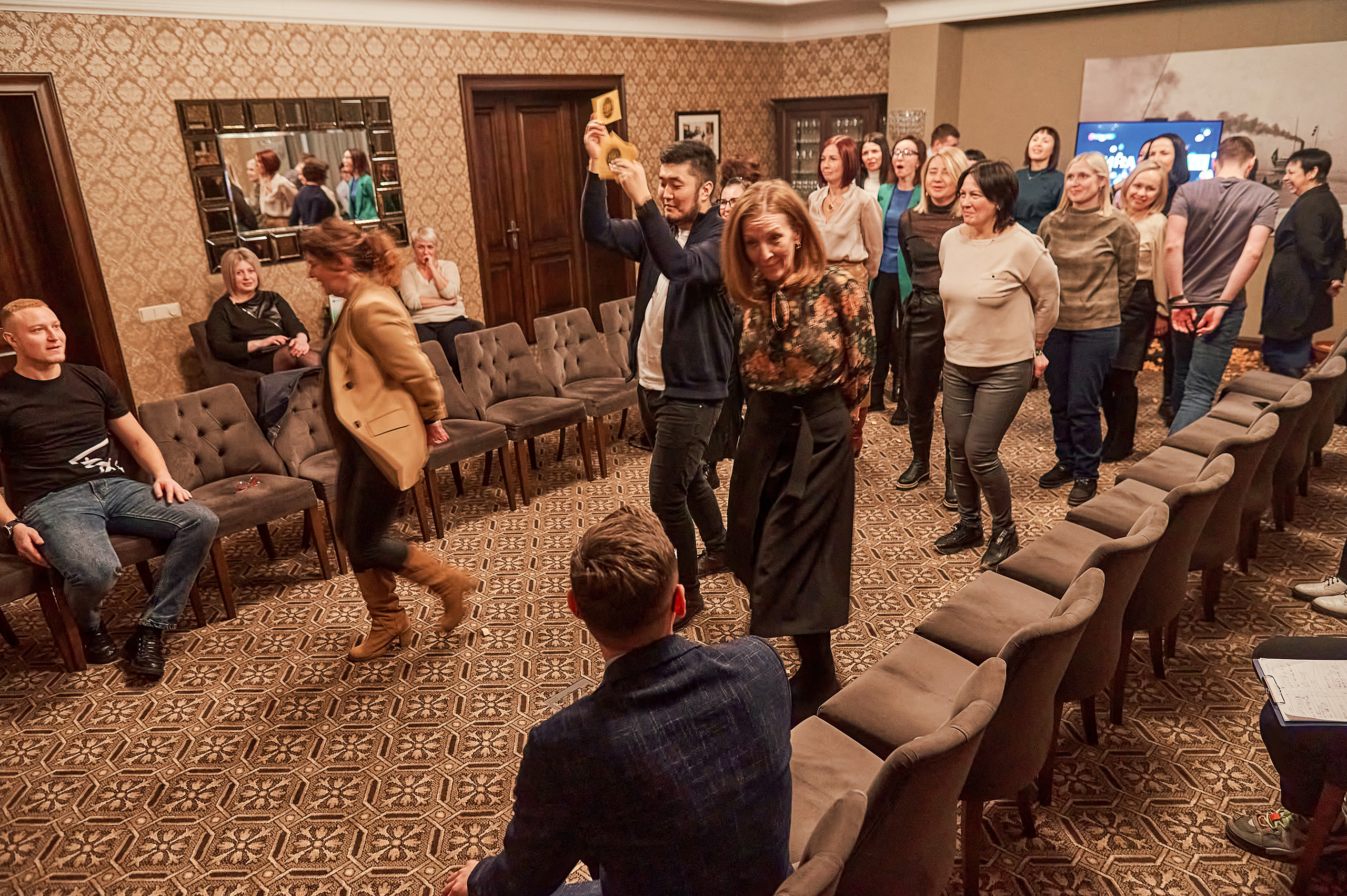 Портфолио репортажной фотосъёмки: "Сбербанк" Новый год. Фотограф Яковлев Роман — Красноярск