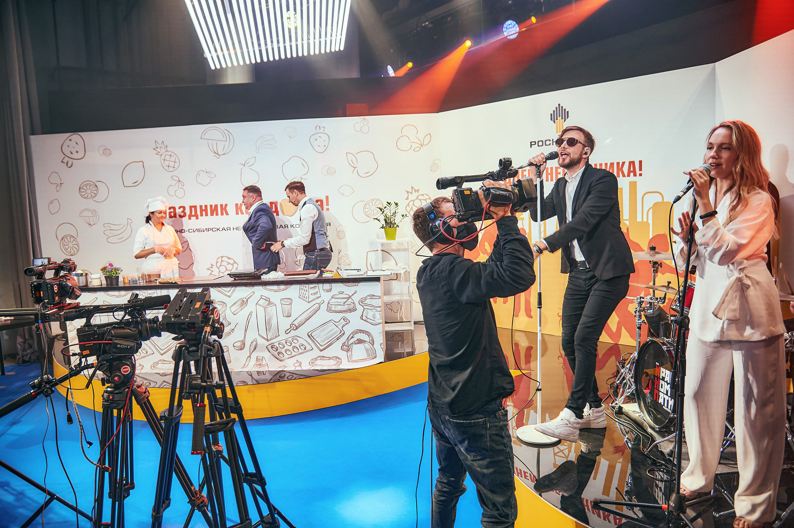 Портфолио репортажной фотосъёмки: "Роснефть" съёмка шоу для «День нефтяника». Фотограф Яковлев Роман — Красноярск