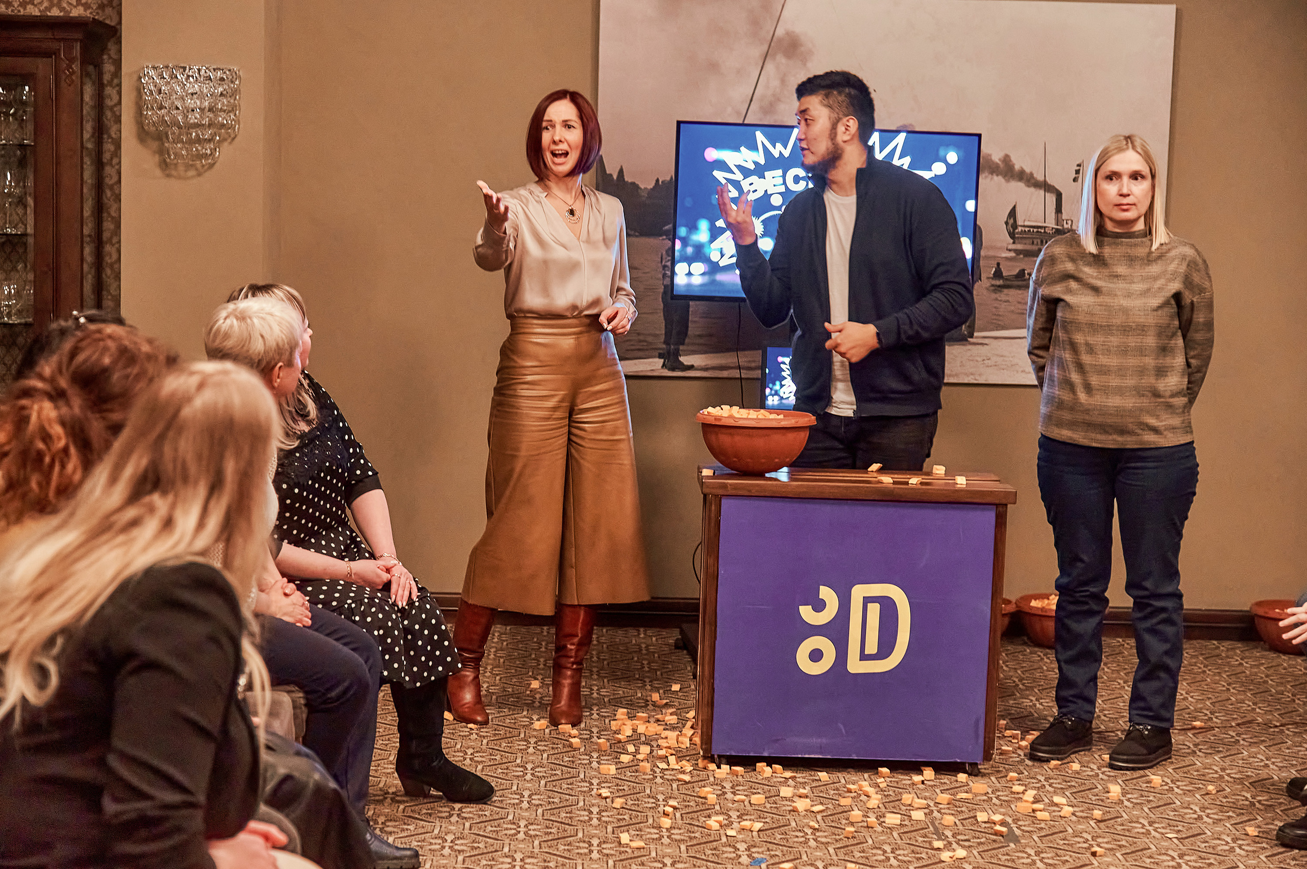 Портфолио репортажной фотосъёмки: "Сбербанк" Новый год. Фотограф Яковлев Роман — Красноярск