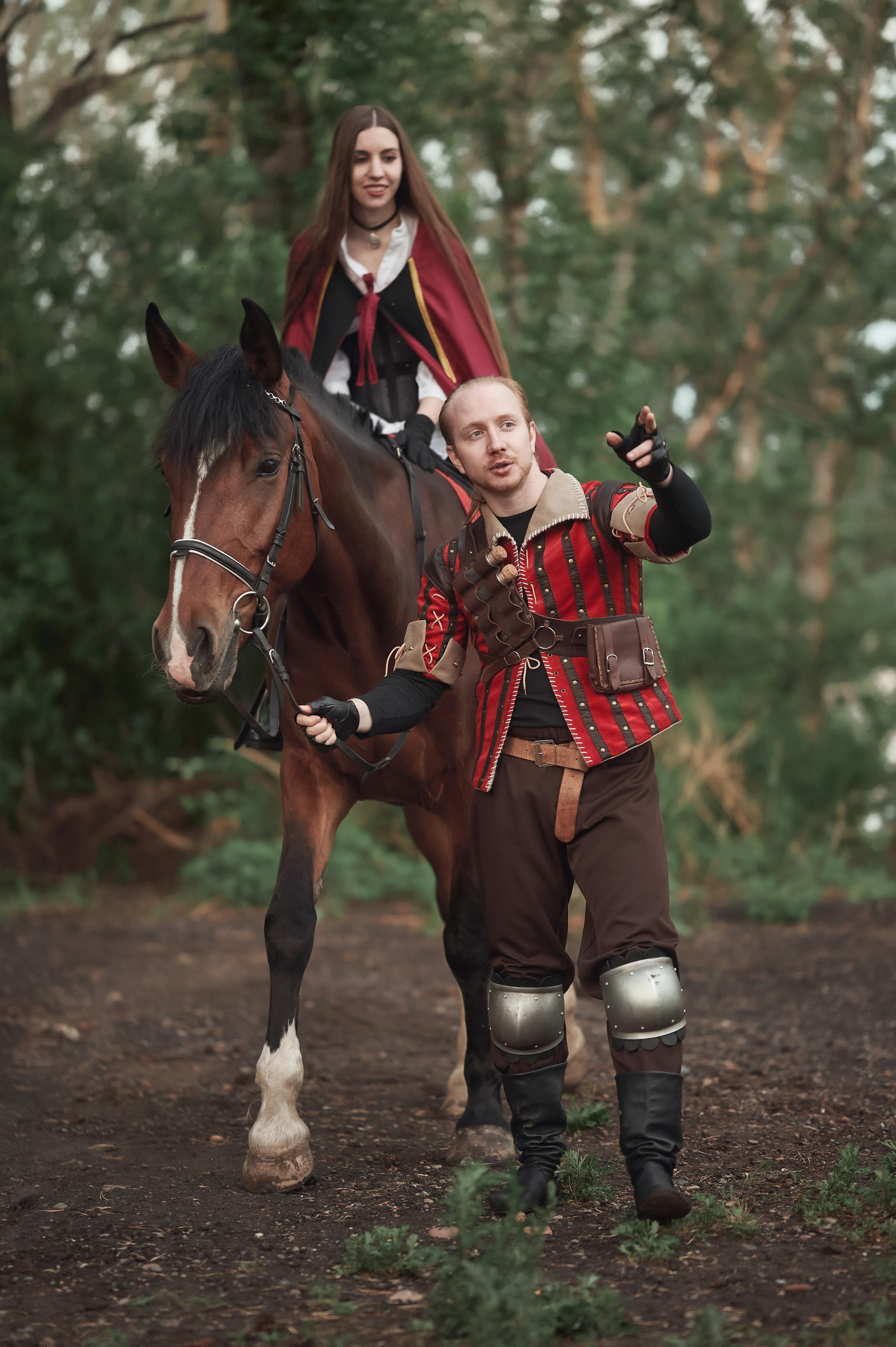 Каролина и Сергей — Предсвадебная съёмка в стиле «Ведьмак». Фотограф Яковлев Роман — Красноярск