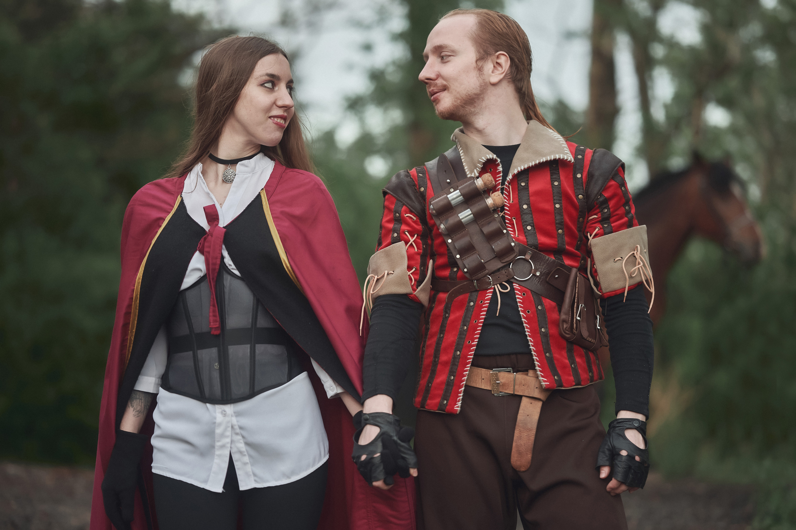 Каролина и Сергей — Предсвадебная съёмка в стиле «Ведьмак». Фотограф Яковлев Роман — Красноярск