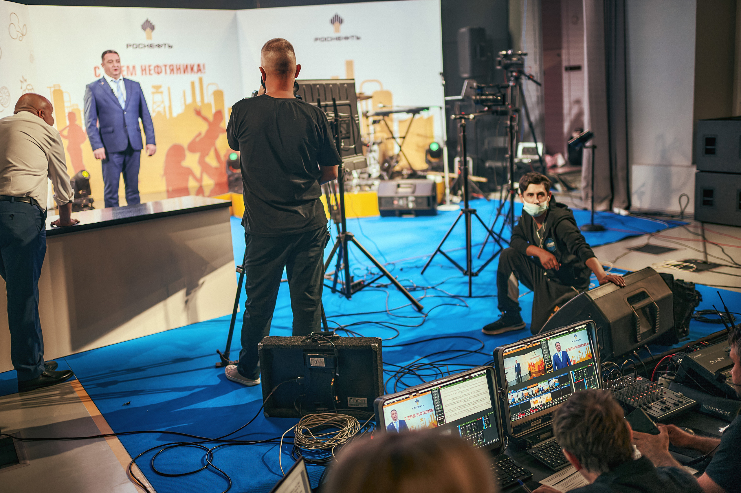 Портфолио репортажной фотосъёмки: "Роснефть" съёмка шоу для «День нефтяника». Фотограф Яковлев Роман — Красноярск