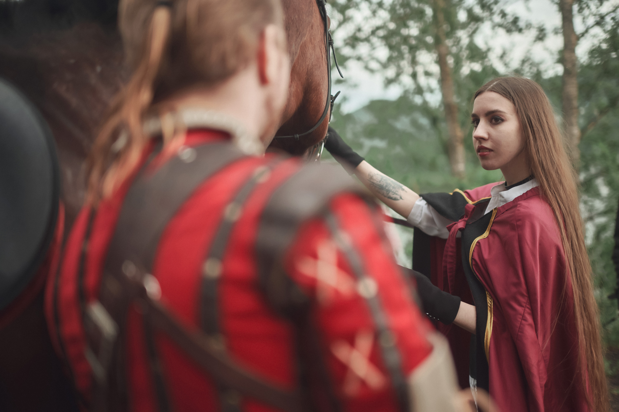 Каролина и Сергей — Предсвадебная съёмка в стиле «Ведьмак». Фотограф Яковлев Роман — Красноярск