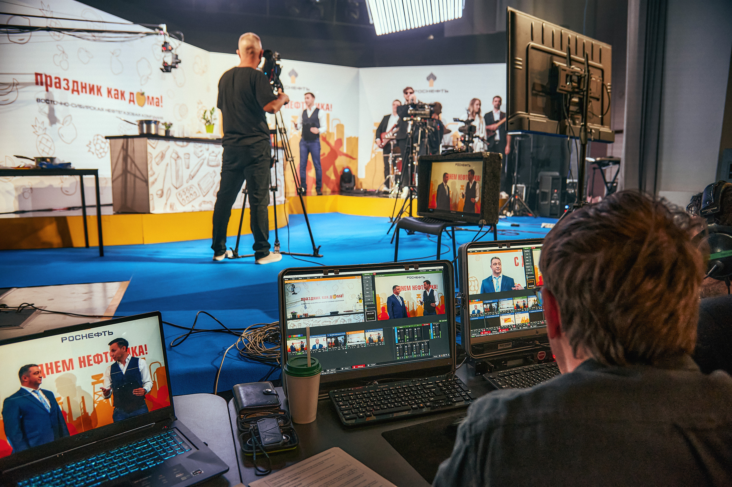Портфолио репортажной фотосъёмки: "Роснефть" съёмка шоу для «День нефтяника». Фотограф Яковлев Роман — Красноярск