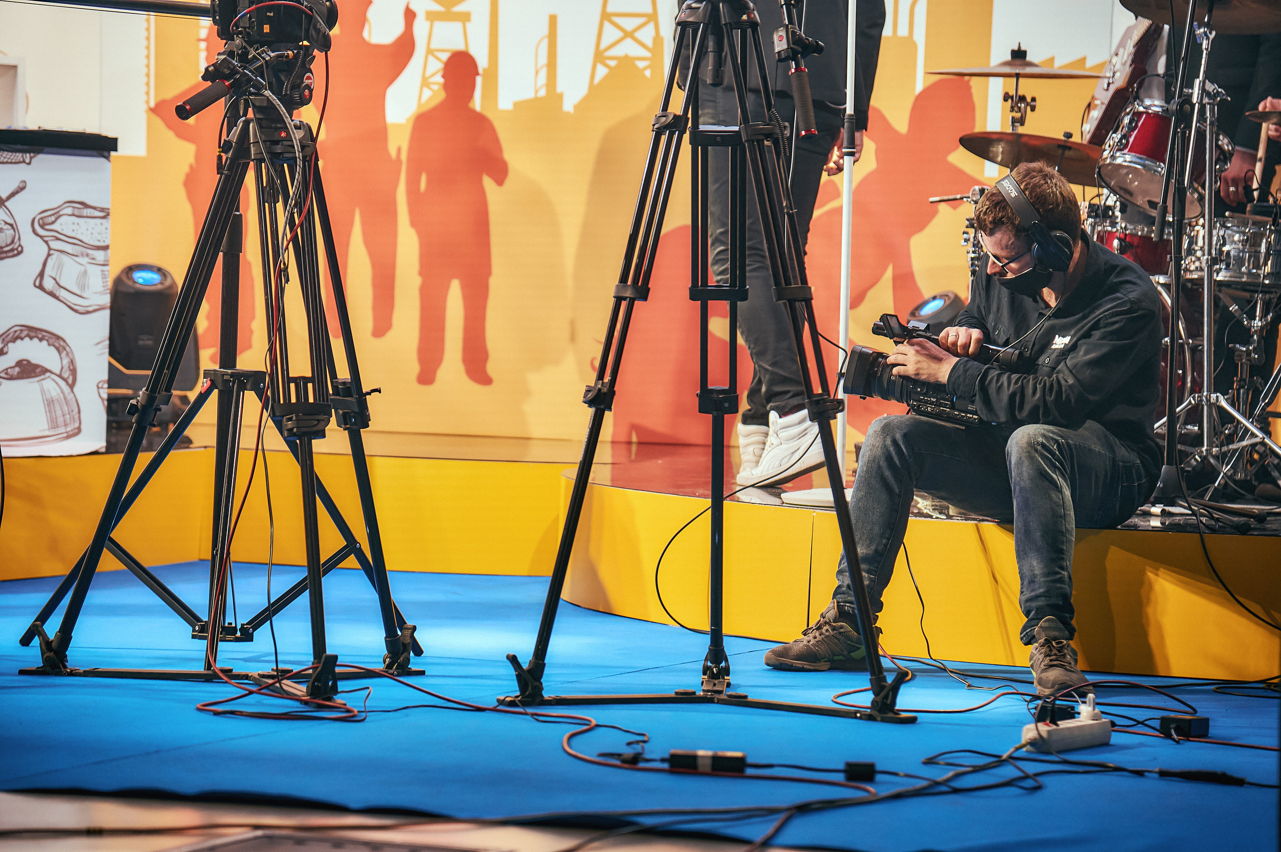 Портфолио репортажной фотосъёмки: "Роснефть" съёмка шоу для «День нефтяника». Фотограф Яковлев Роман — Красноярск