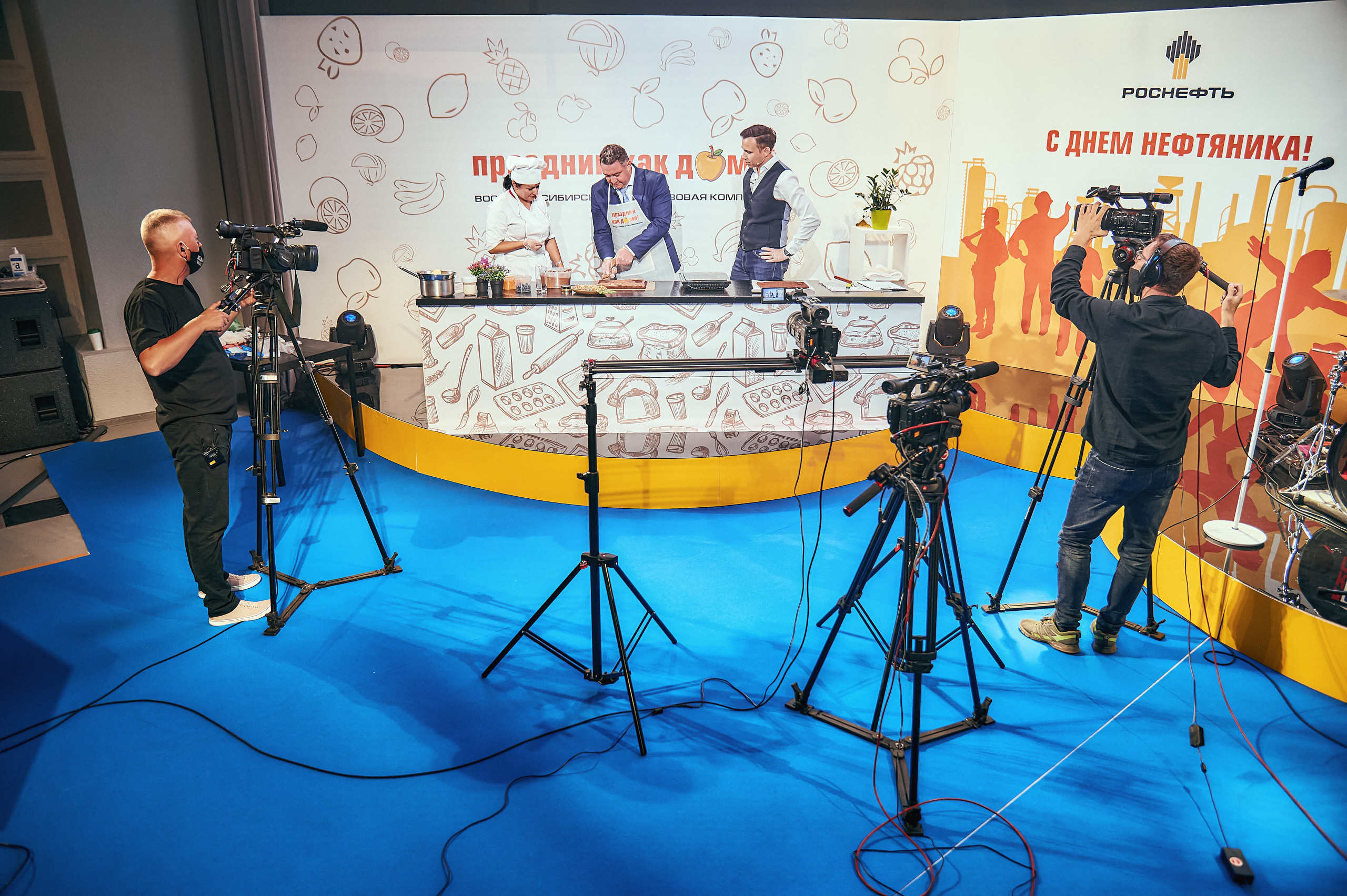 Портфолио репортажной фотосъёмки: "Роснефть" съёмка шоу для «День нефтяника». Фотограф Яковлев Роман — Красноярск