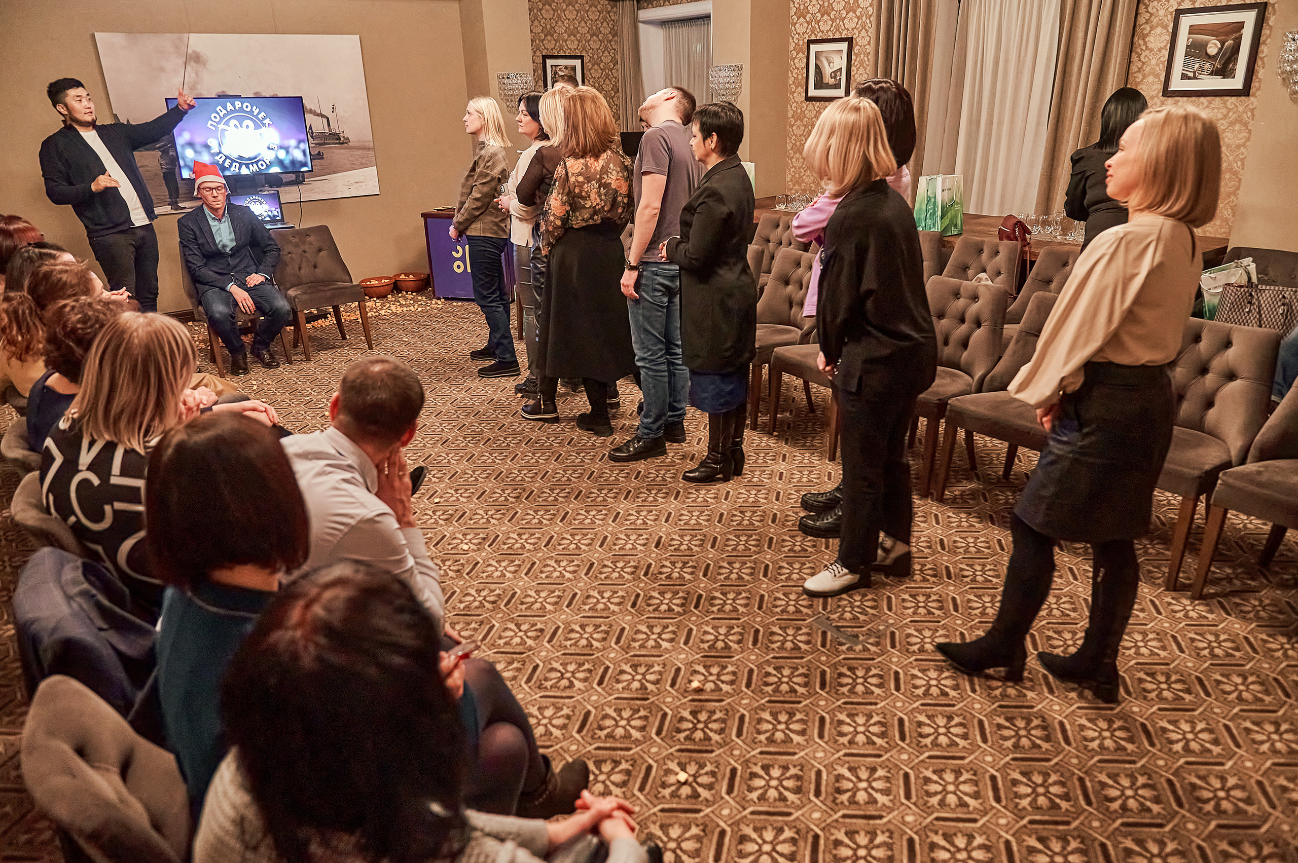 Портфолио репортажной фотосъёмки: "Сбербанк" Новый год. Фотограф Яковлев Роман — Красноярск