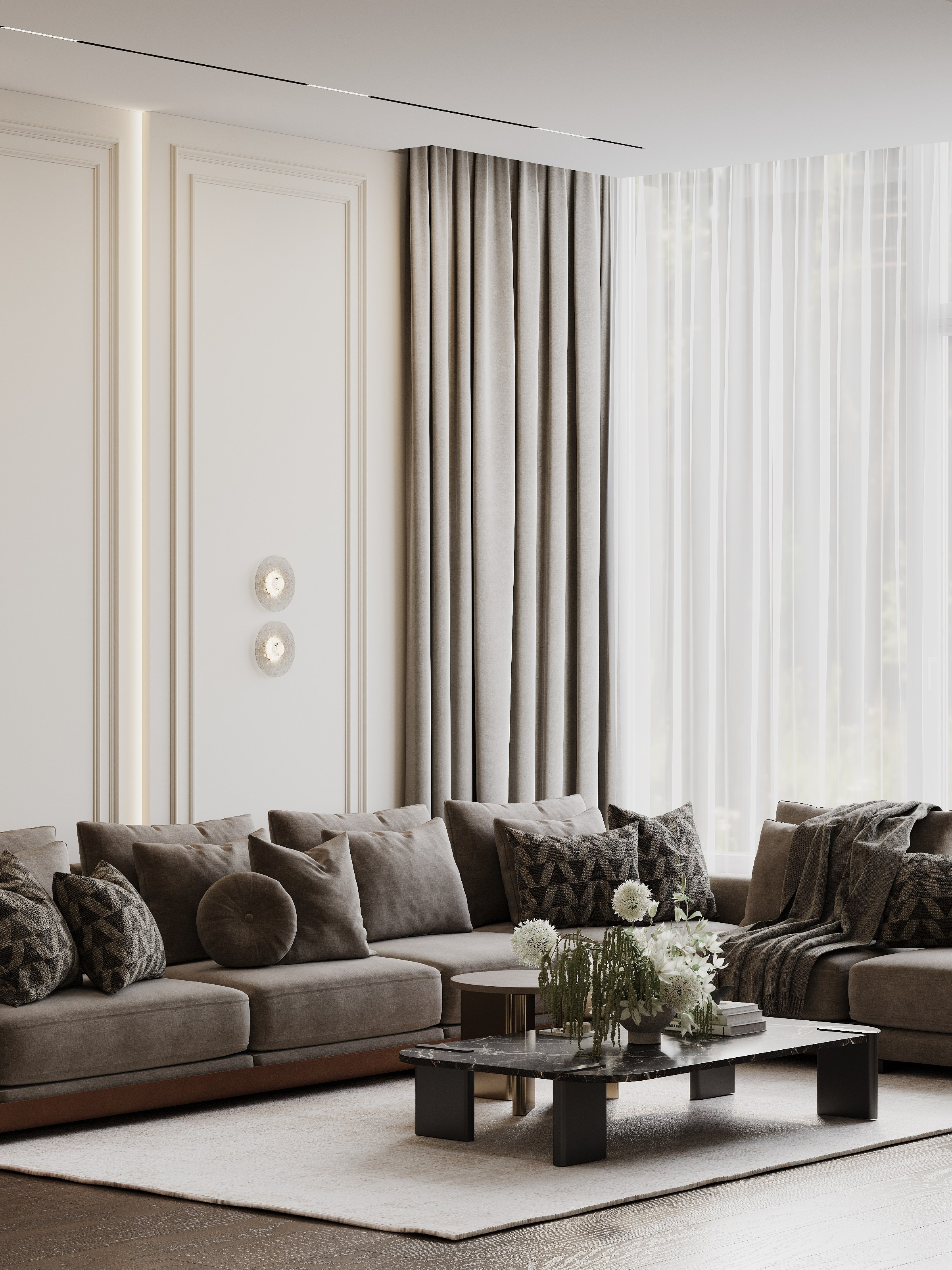 Appartment 130 sq m. Профессиональный дизайнер интерьера