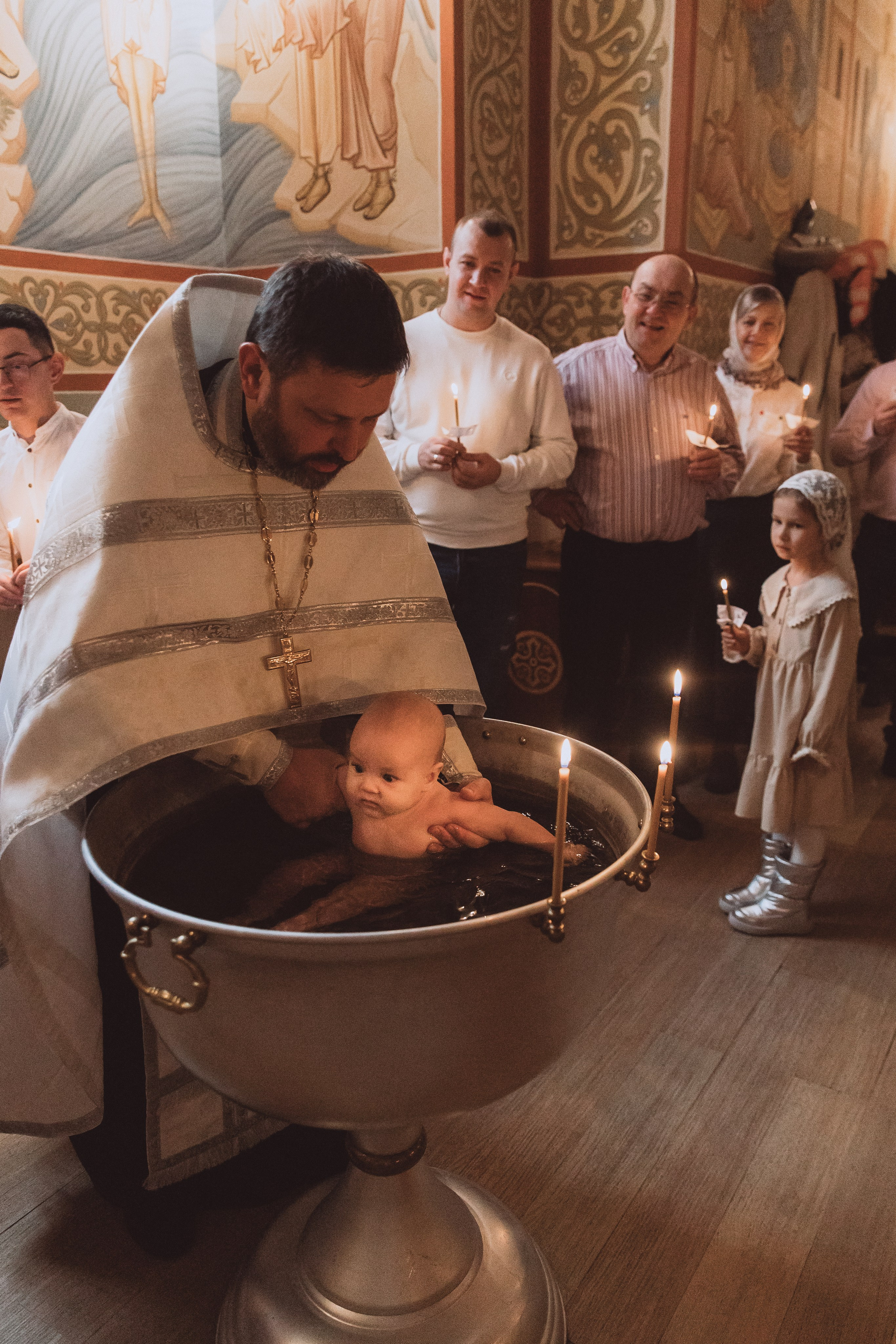 Таинство Крещения Николь в Гефсиманском Черниговском ските. Детский и семейный фотограф в Пушкино, Мытищи, Москва Сергеева Светлана