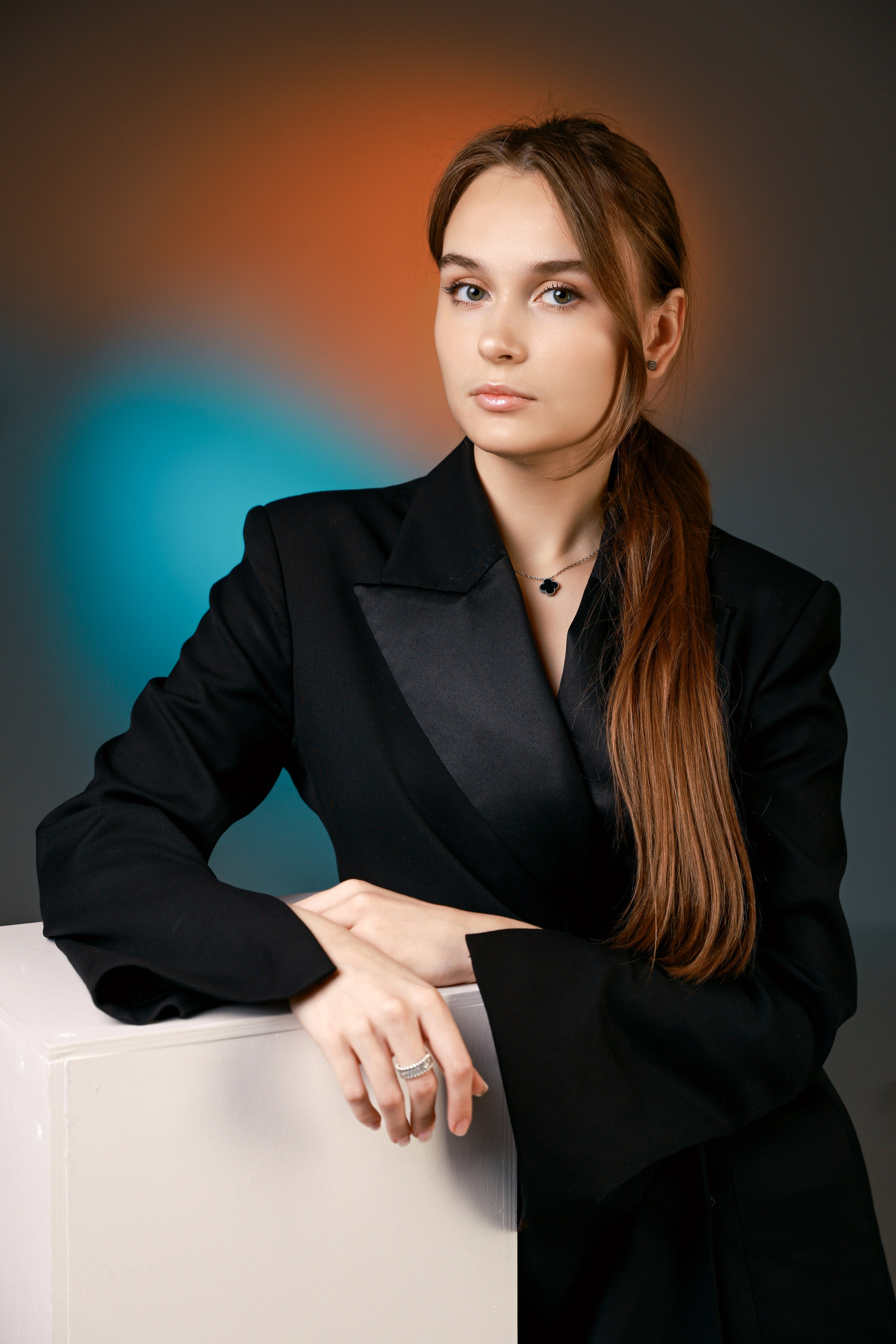 Фотосессия с цветным светом. Выпускные альбомы Евгении Виноградовой г. Липецк