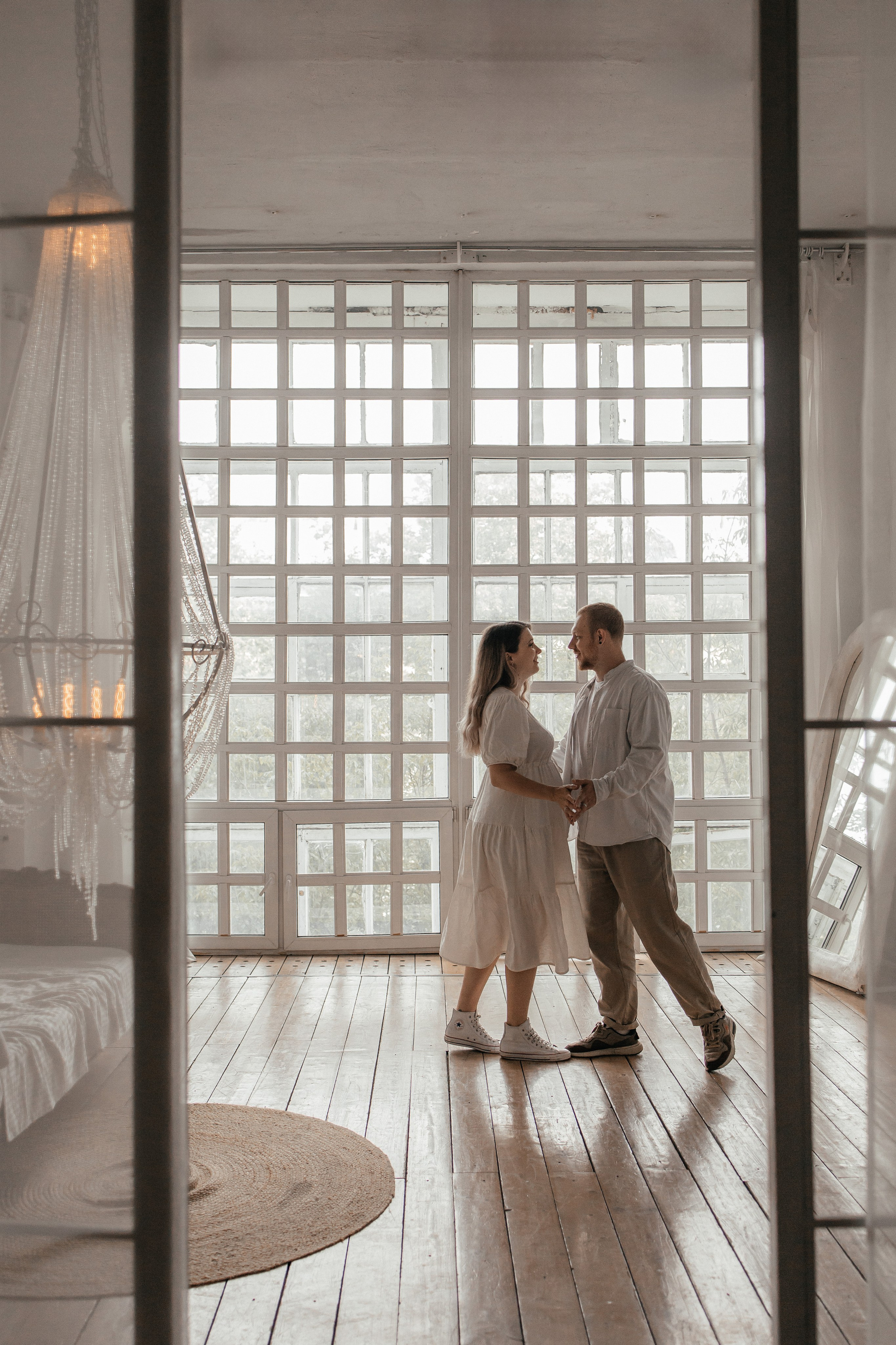 Студийная фотосессия беременности для Натальи и Станислава. Семейный фотограф в Москве, Щелково, Фрязино _ Виктория Степанова