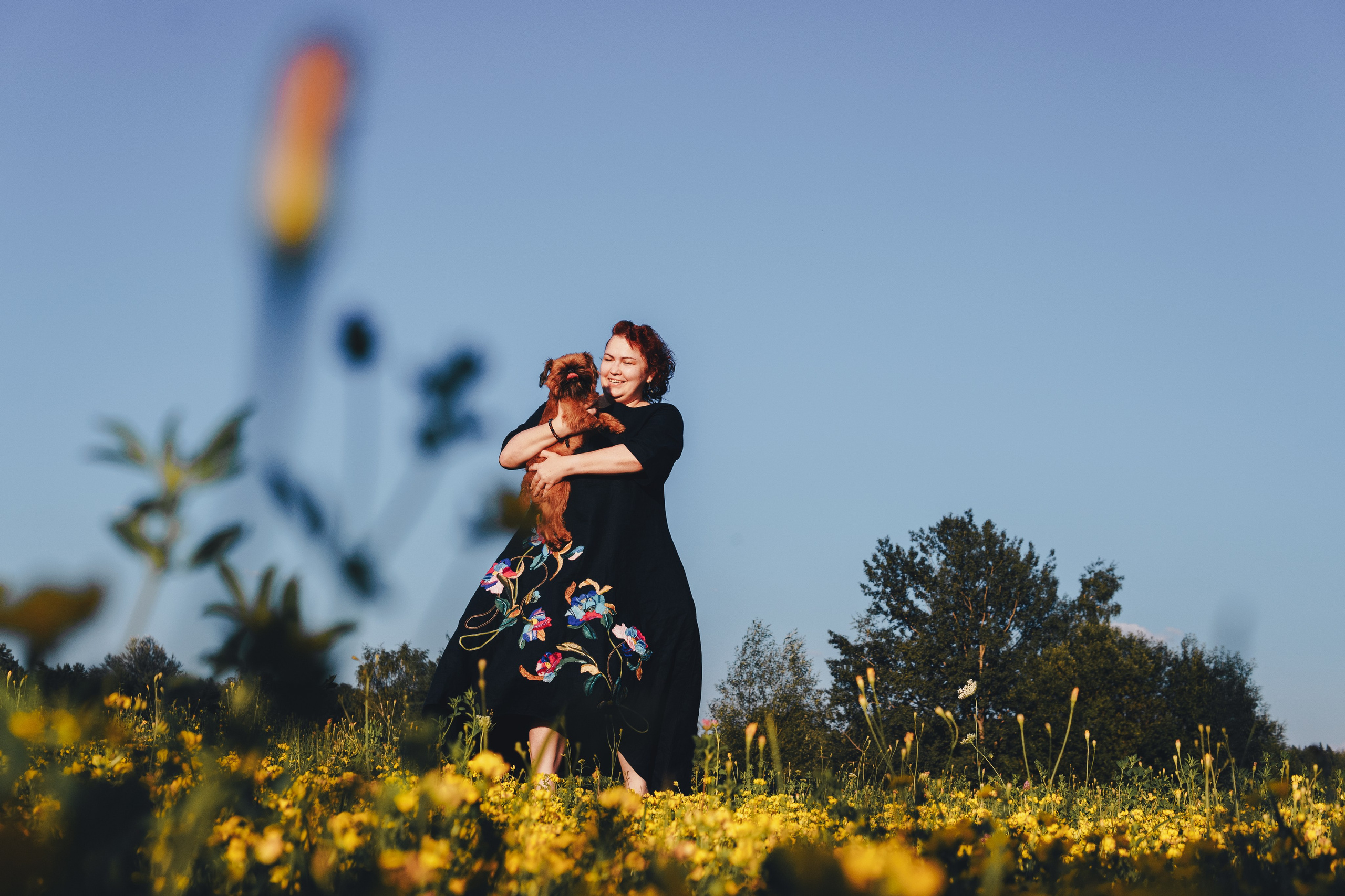 Катя и Яшма. Фотограф-анималист Ксения Воробьева, Москва