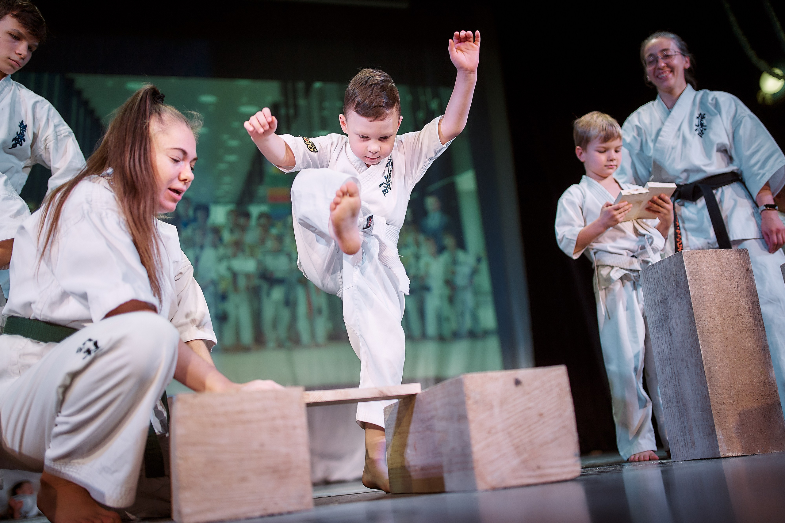 Репортаж награждения по дисциплине киокушин каратэ. Репортажный фотограф Ирина Курманаева