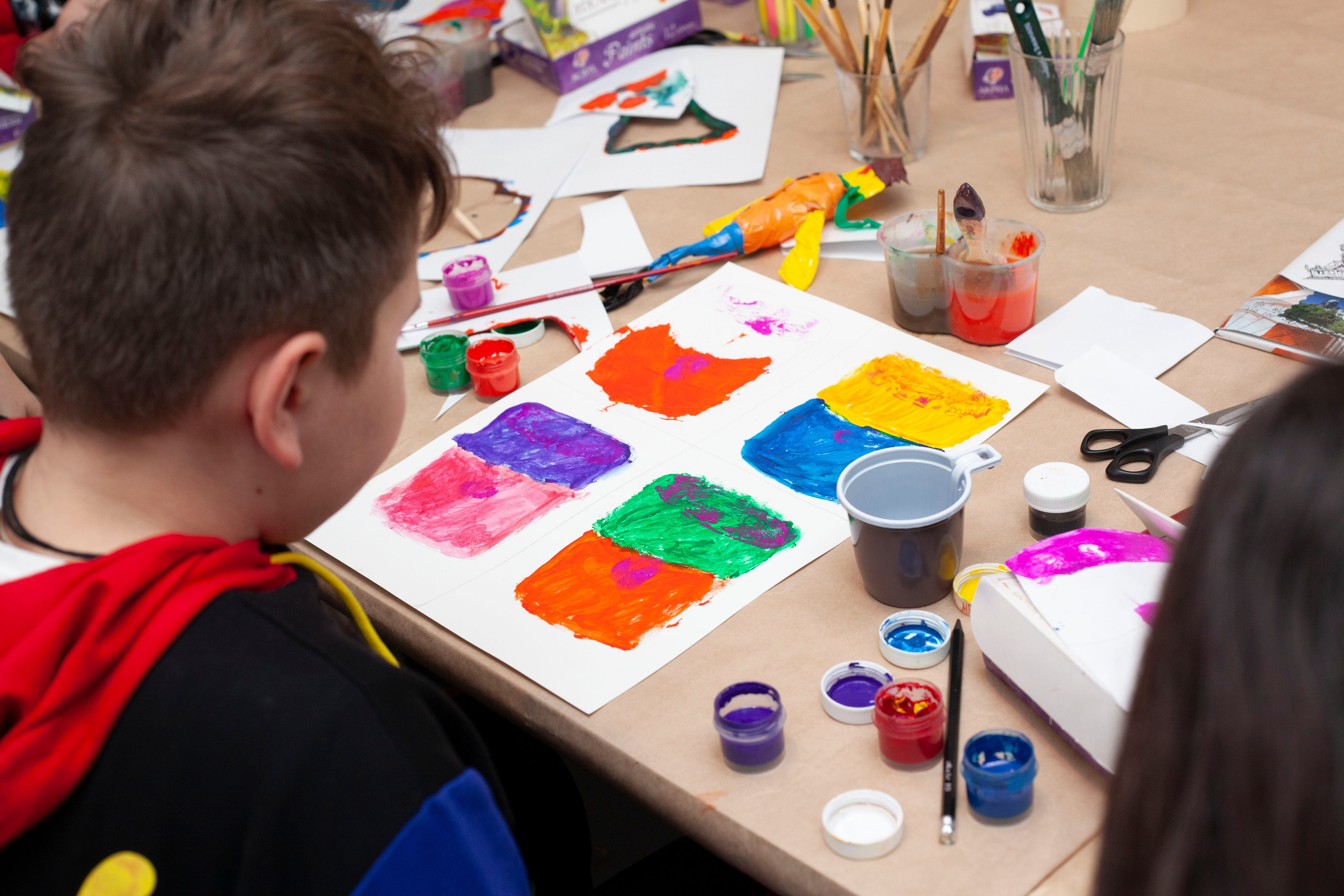 Детский мастер-класс в ММОМА. Stanislav Baryshev — People. Emotions. Atmosphere