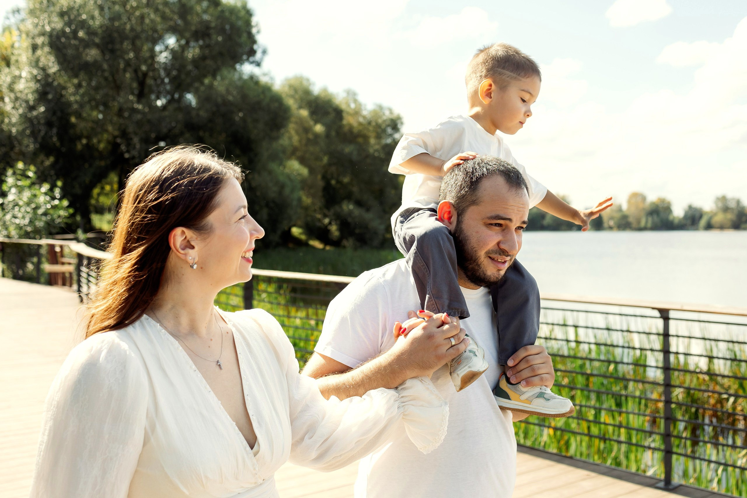 Семейная прогулка на Белом озере. Семейный Фотограф в Москве Евгения Симоненко