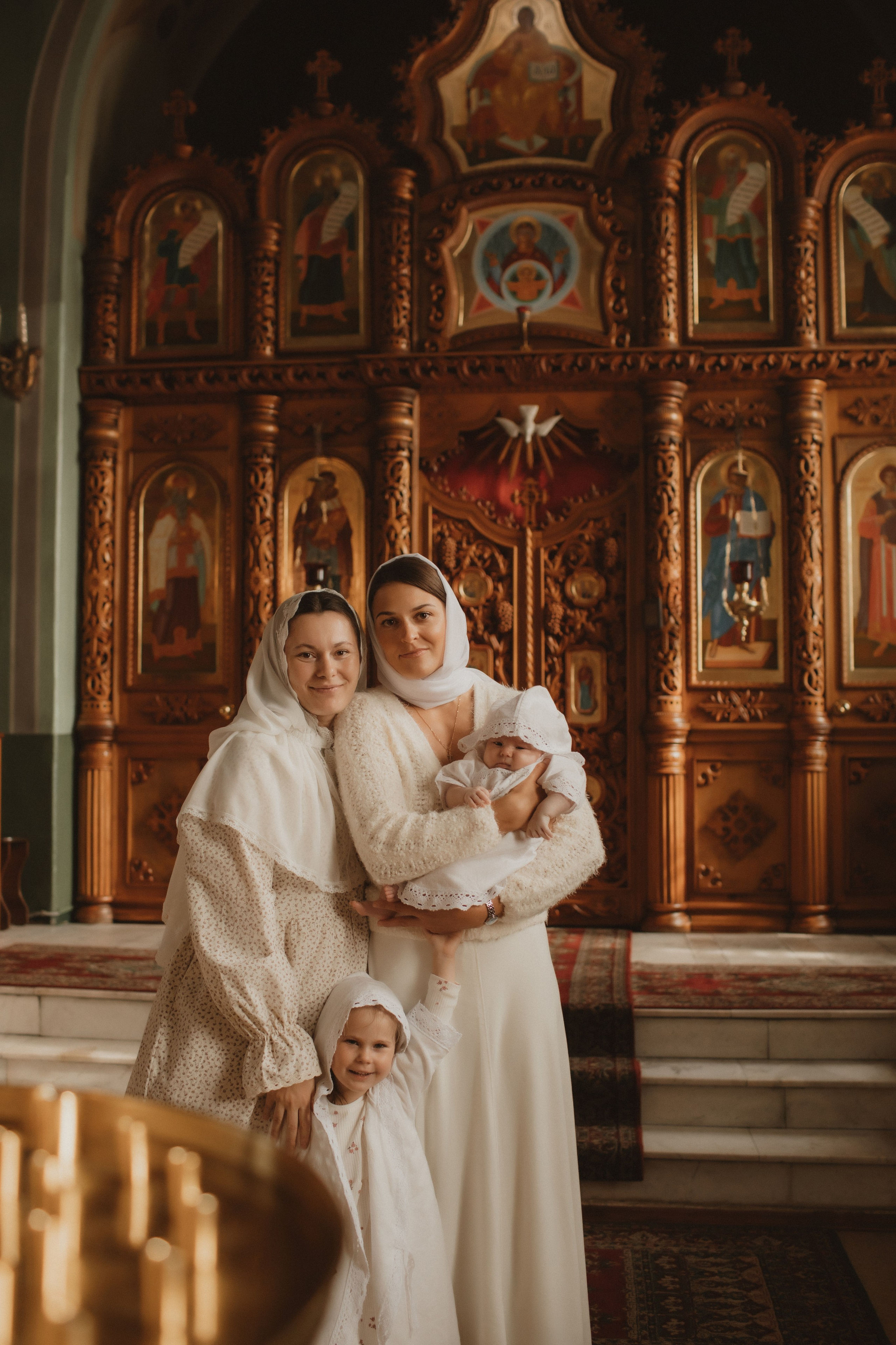 Крещение Екатерины и Дарьи. Семейный фотограф в Челябинске Ксения Зубкова