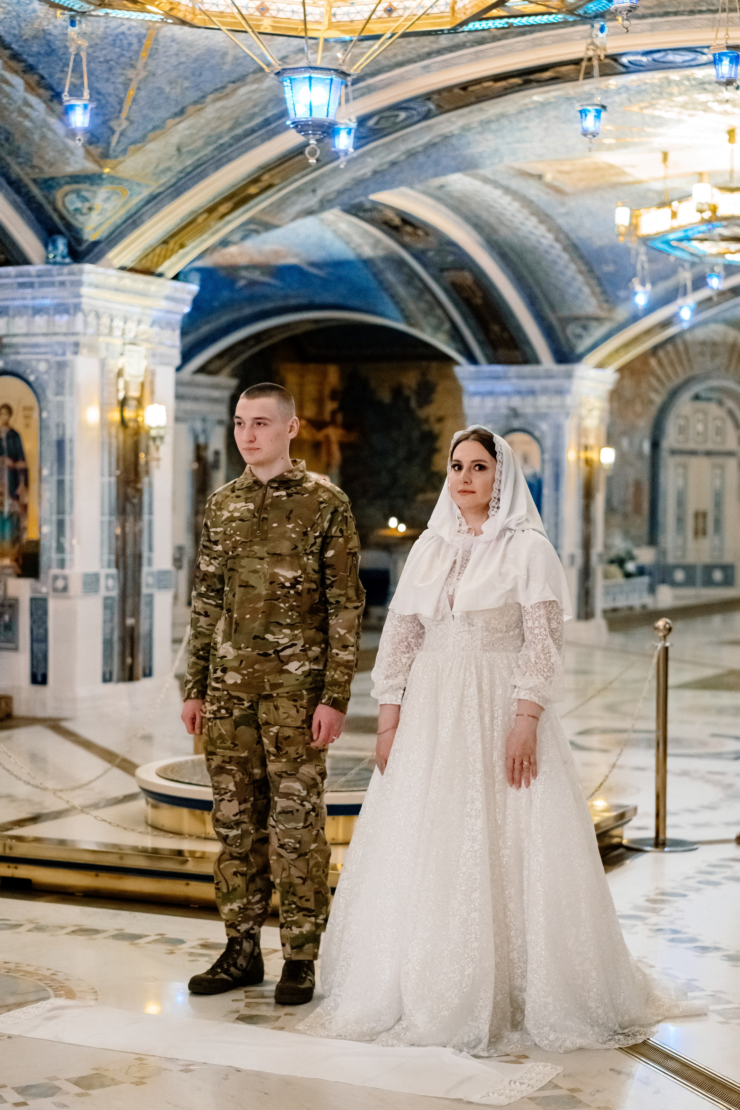 Венчание в Главном храме вооруженных сил (Патриот). Семейный фотограф Одинцово Москва Наталия Черенкова