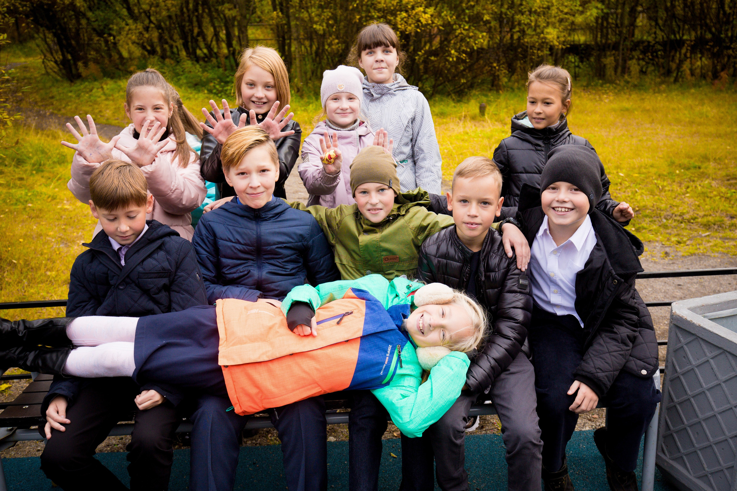 Съёмка младших классов. Фотограф в Мурманске Андрей Полярик, фотоальбомы