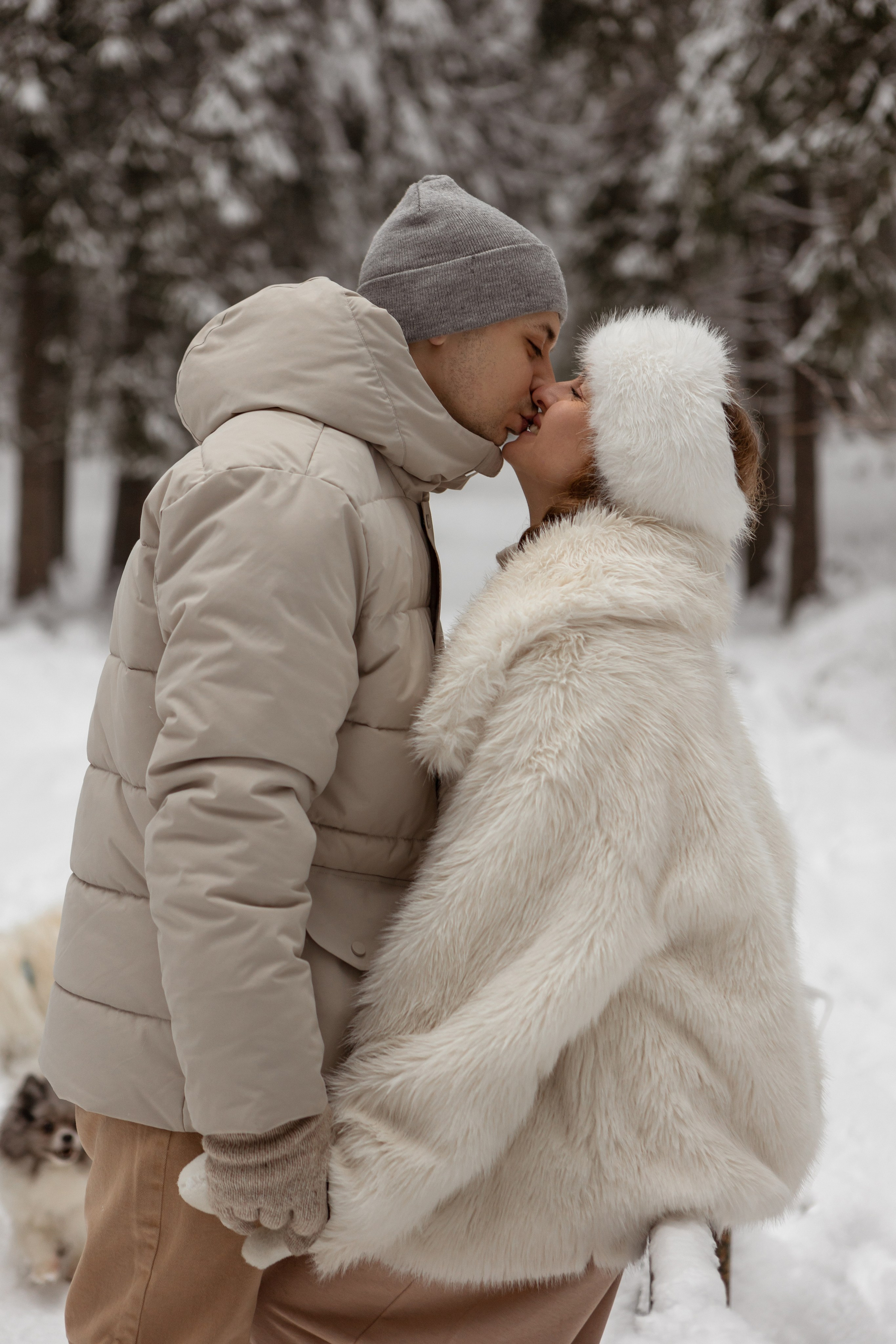 Новогодняя фотосессия с собачками в шуваловском парке. Свадебный фотограф в СПБ | Санкт-Петербурге Анастасия Рахимгулова