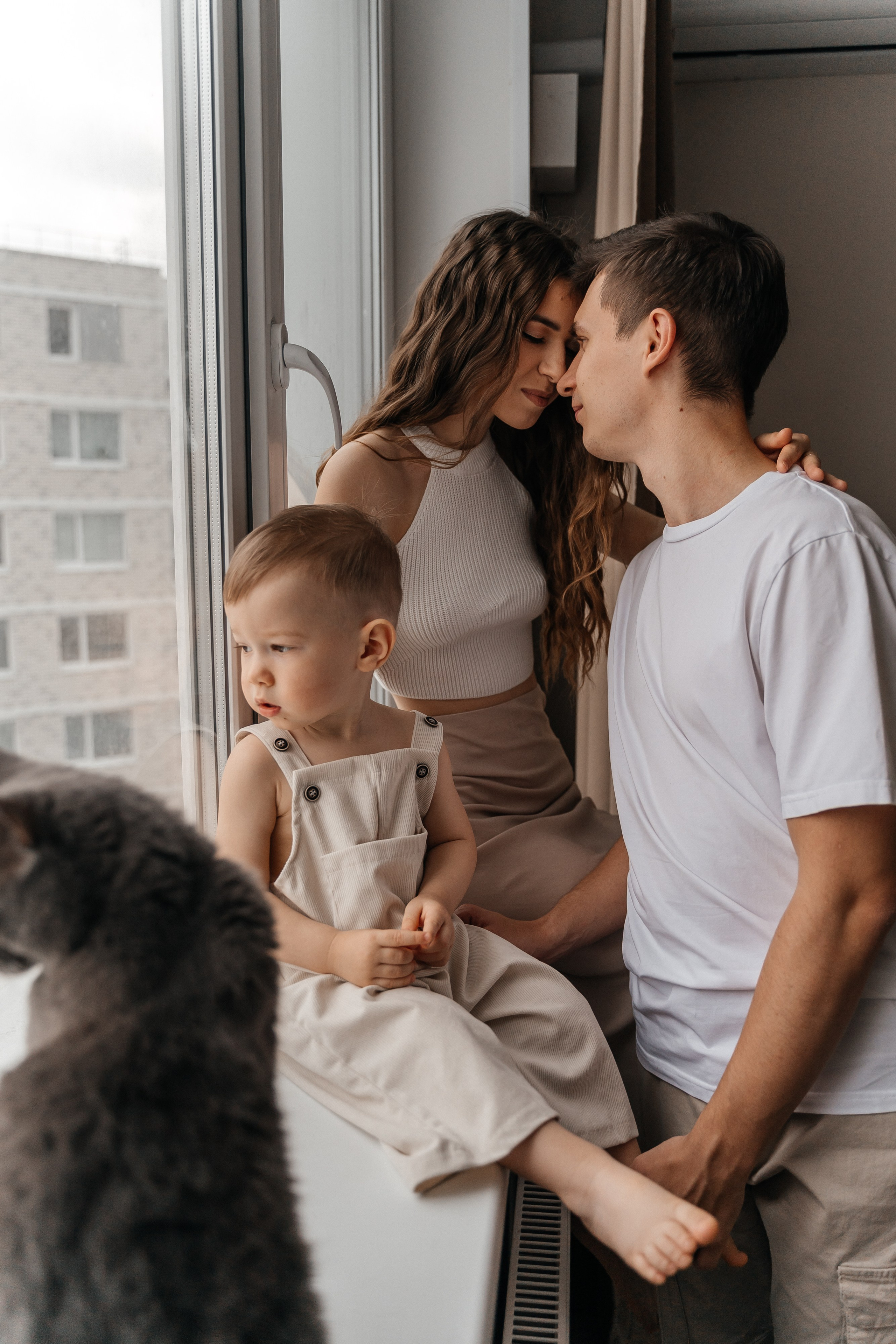 Вадим, Юля и Мирон. Волик Мария