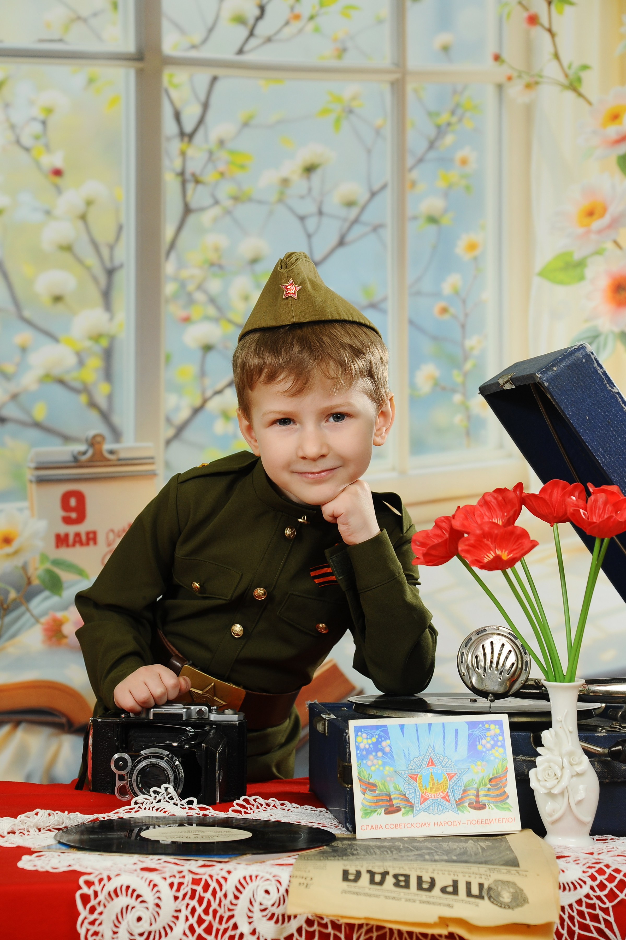 День Победы Весна 25. Детский портрет