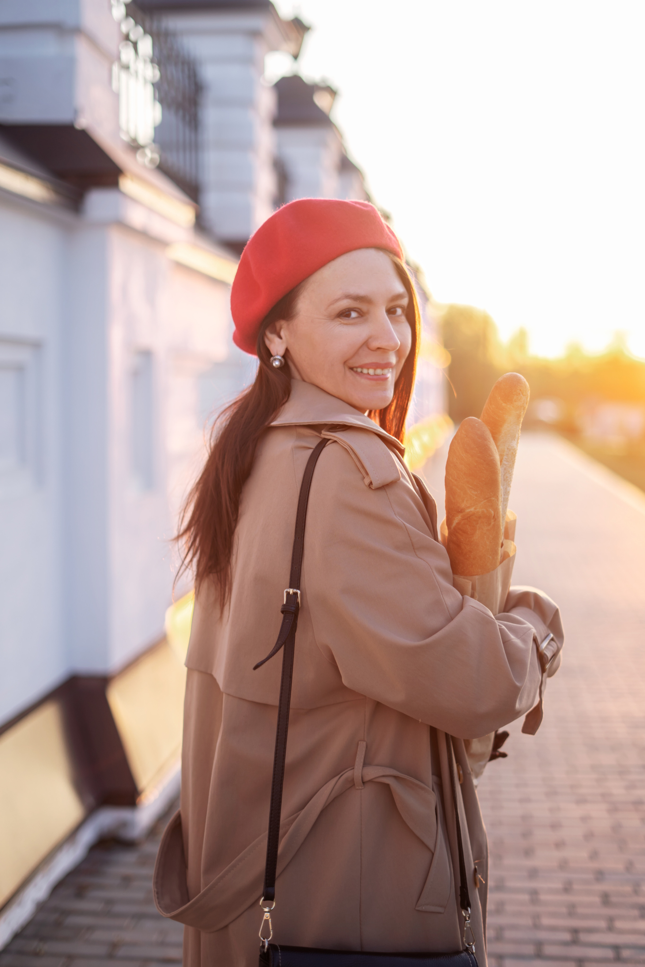 Надежда. Городская съемка во французком стиле. Мила Посвит Фотограф новорожденных в Тобольске