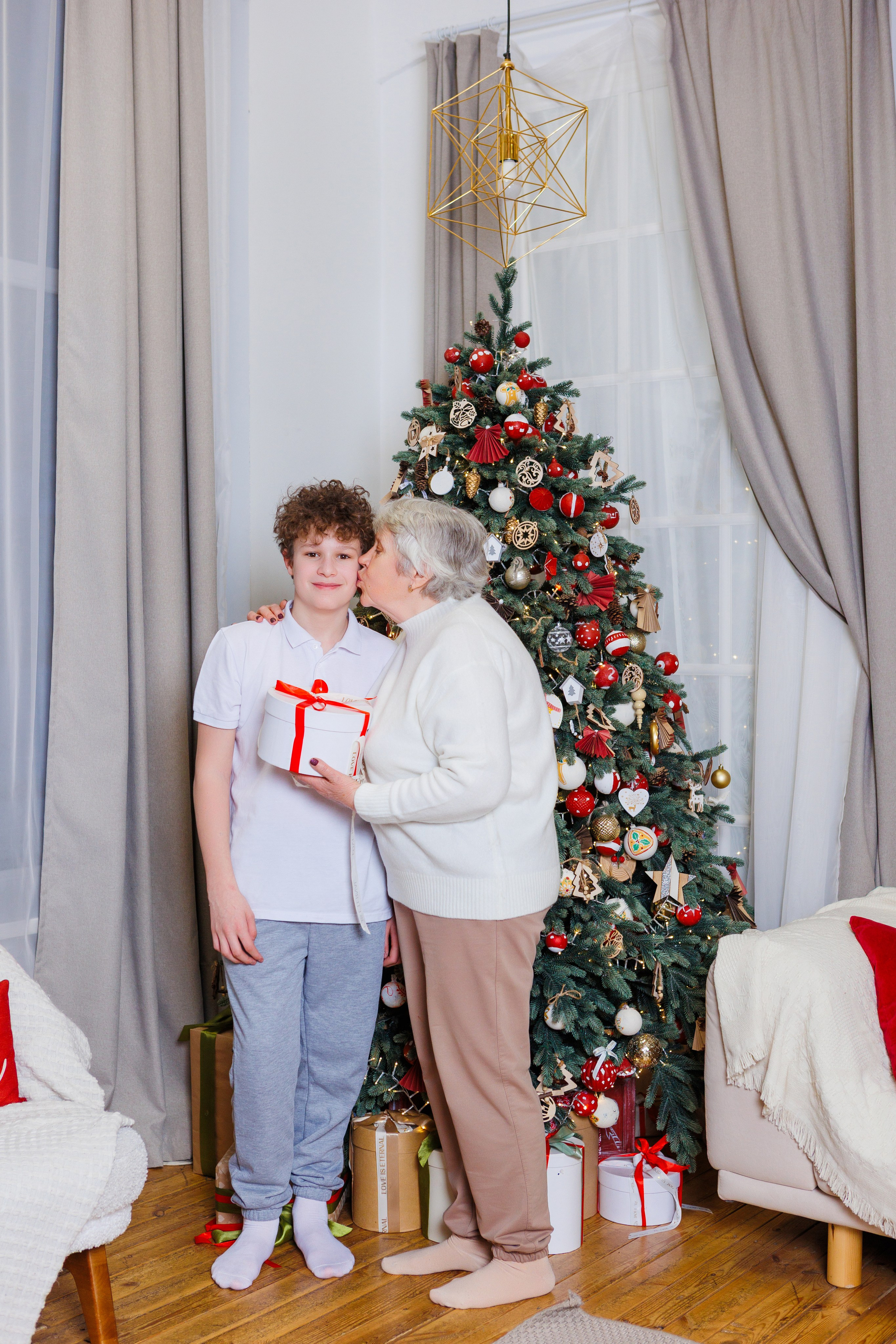 Любимая бабушка Ольга с внуком. Фотограф в Санкт-Петербурге