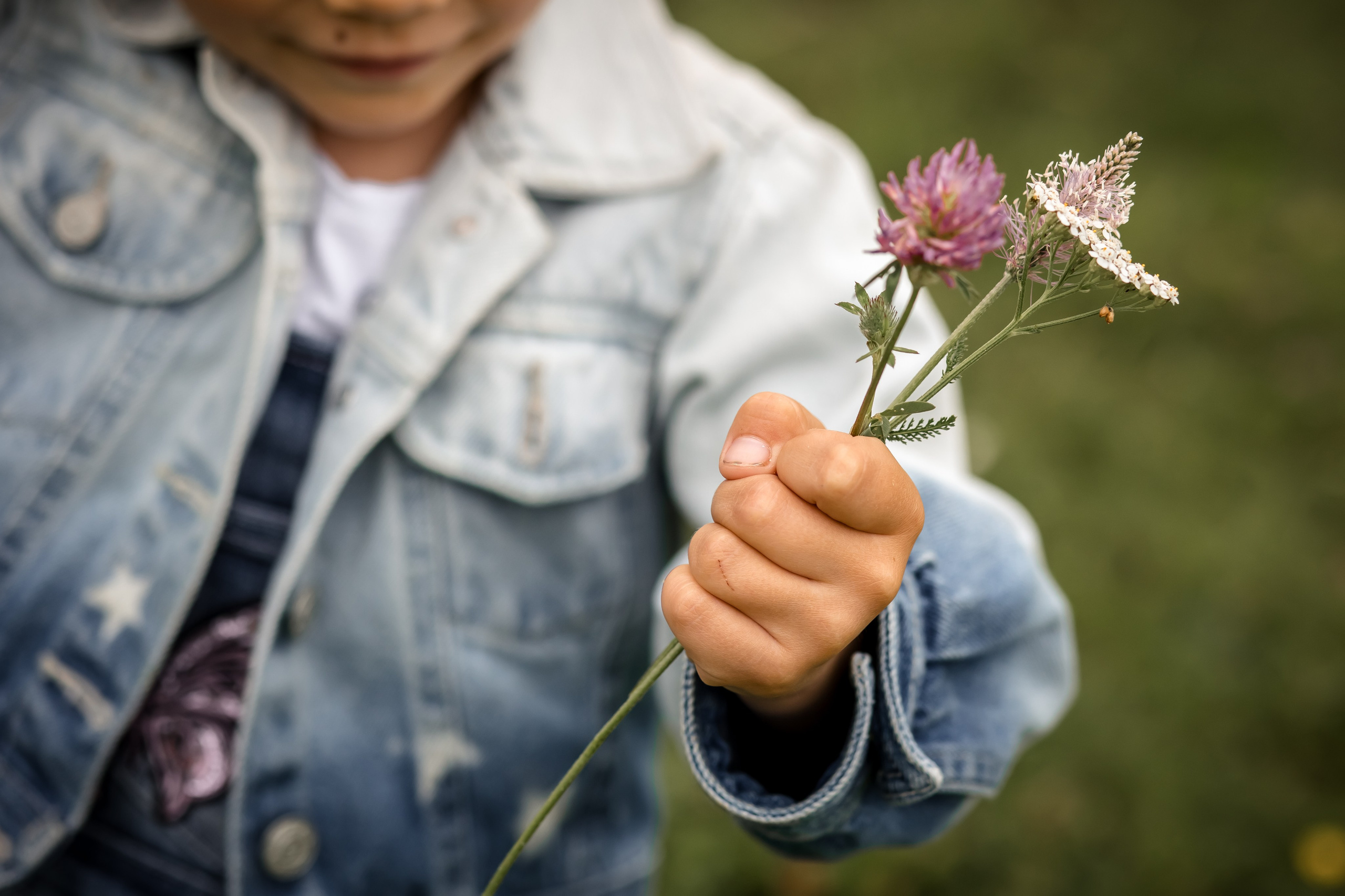 Катя с детками