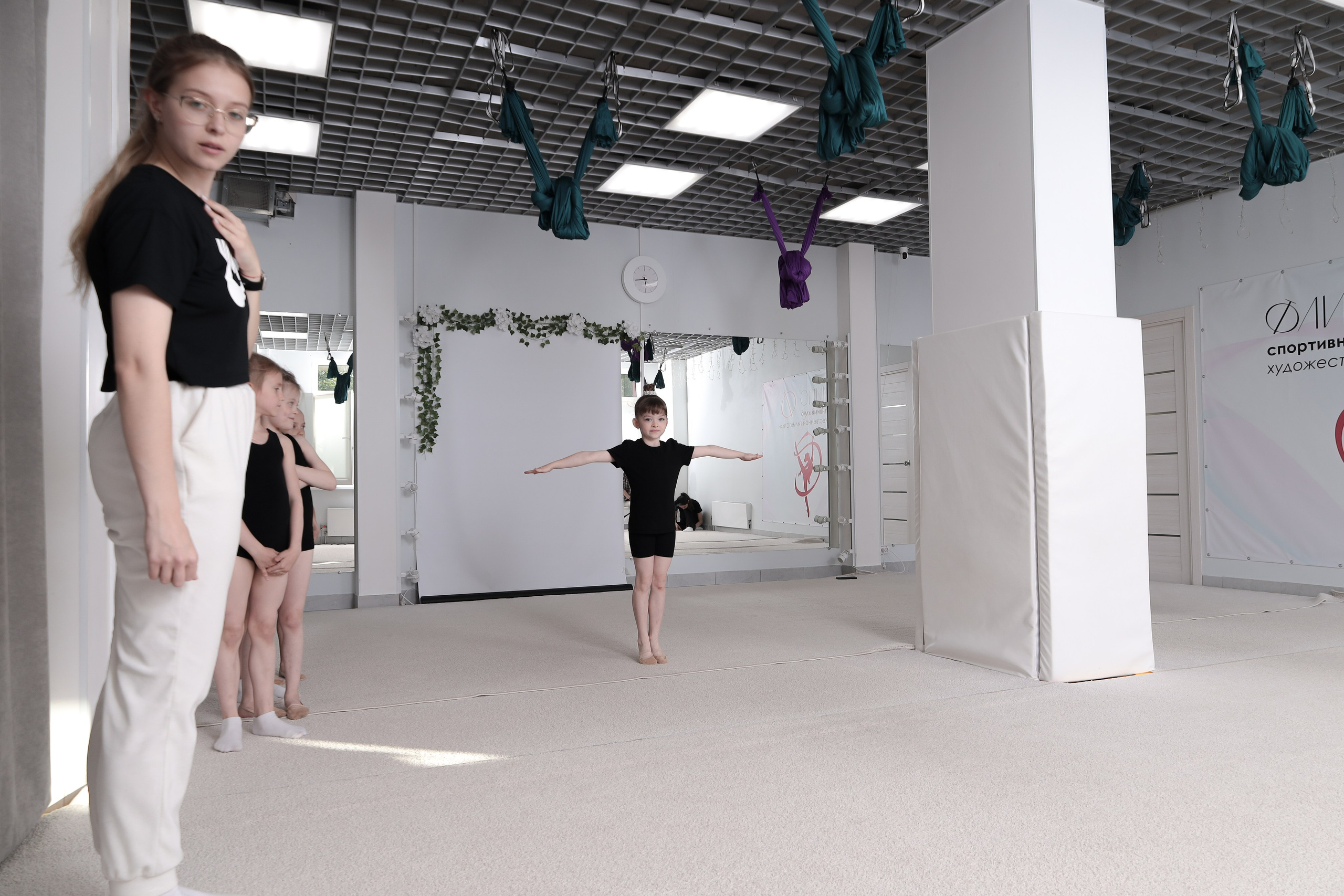 Открытый урок гимнастика. Фотограф Надршина Лилия