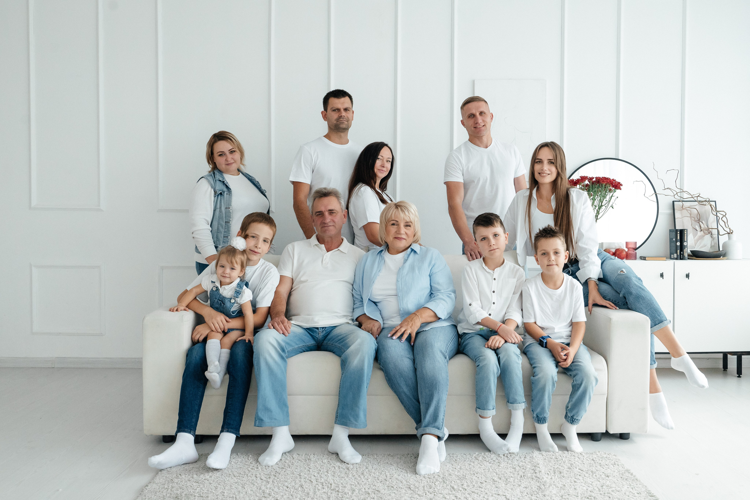 Съёмка большой семьи. Семейный фотограф в Минске Дарья Дреко