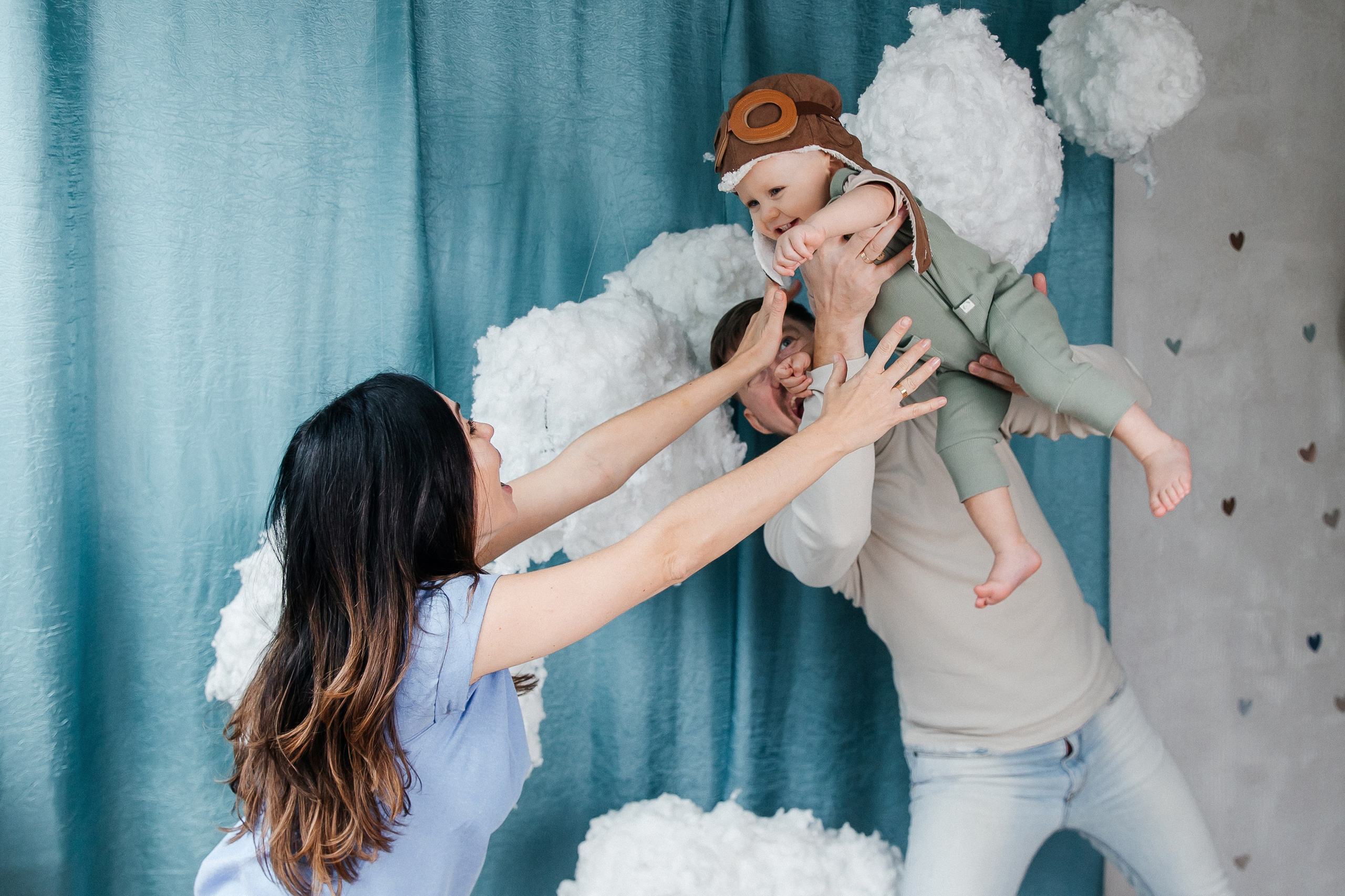 Фотосессия на 1 годик, детская фотостудия Кемерово