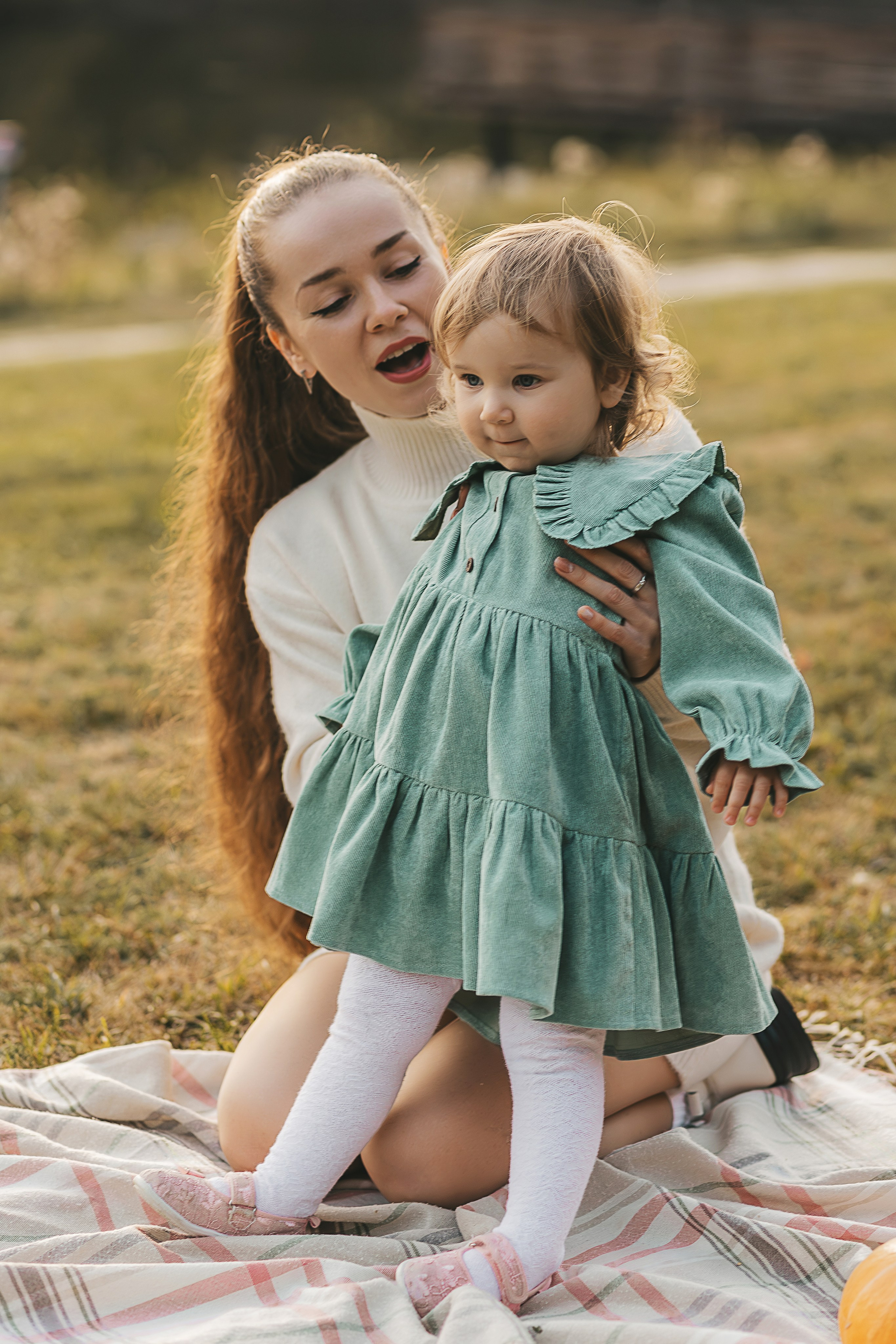 Осеняя Фотосессия мамы с дочками. Семейный и женский фотограф в Москве Надежда Воробьева