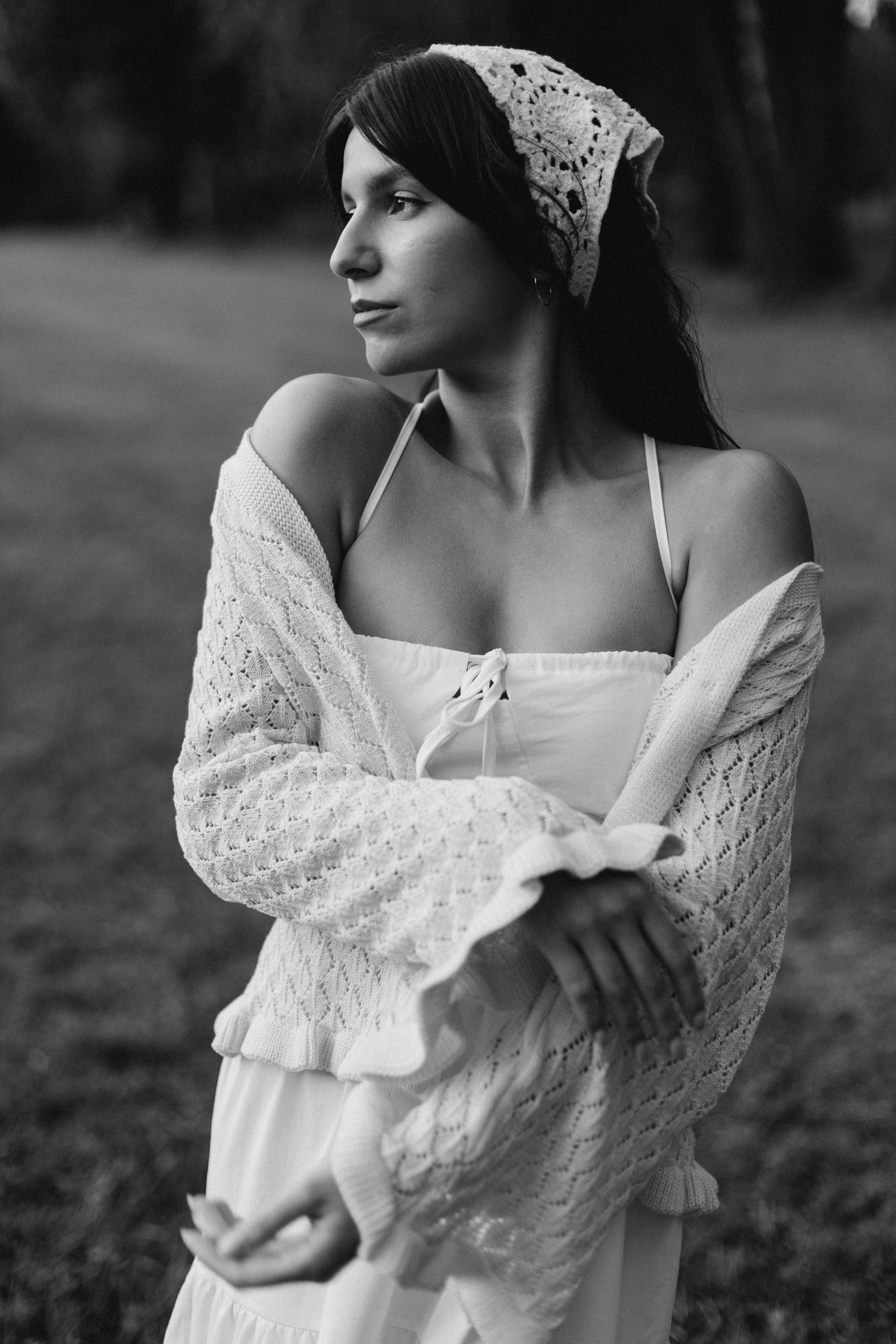 Летняя женская фотосессия в деревне — Кристина Филимонова