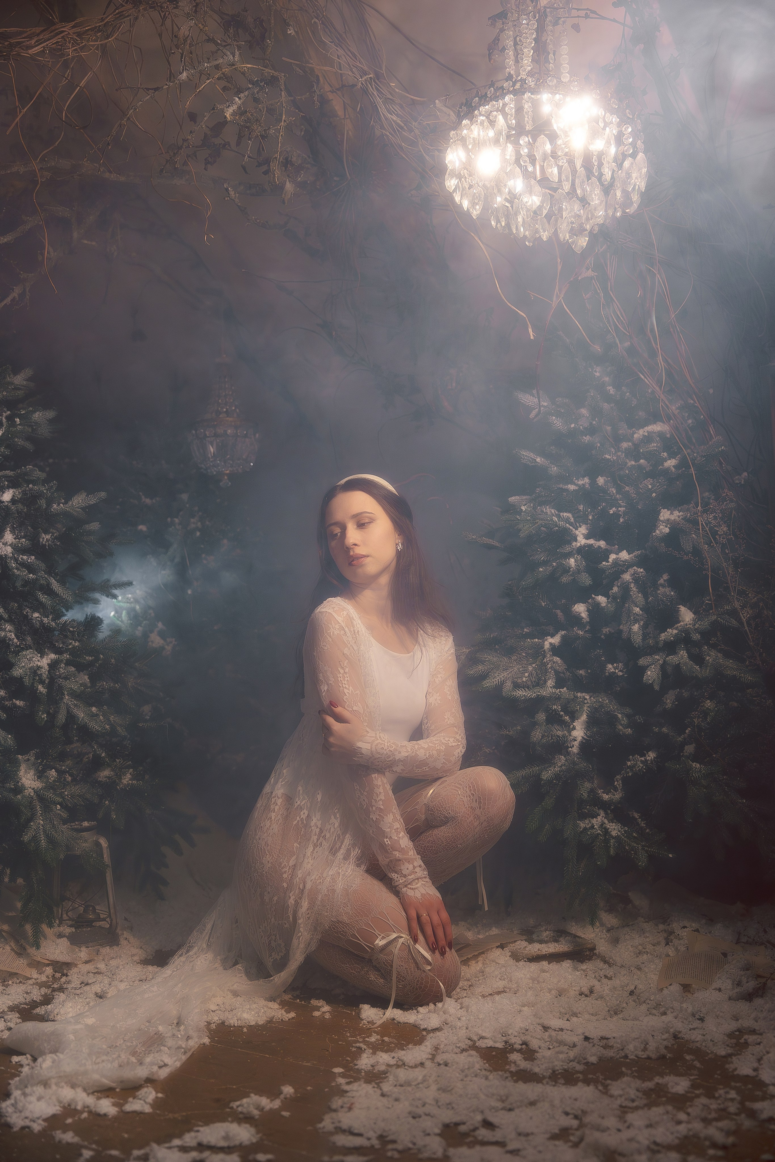 Зимняя сказка на чердаке. Семейный и женский фотограф в Москве Надежда Воробьева