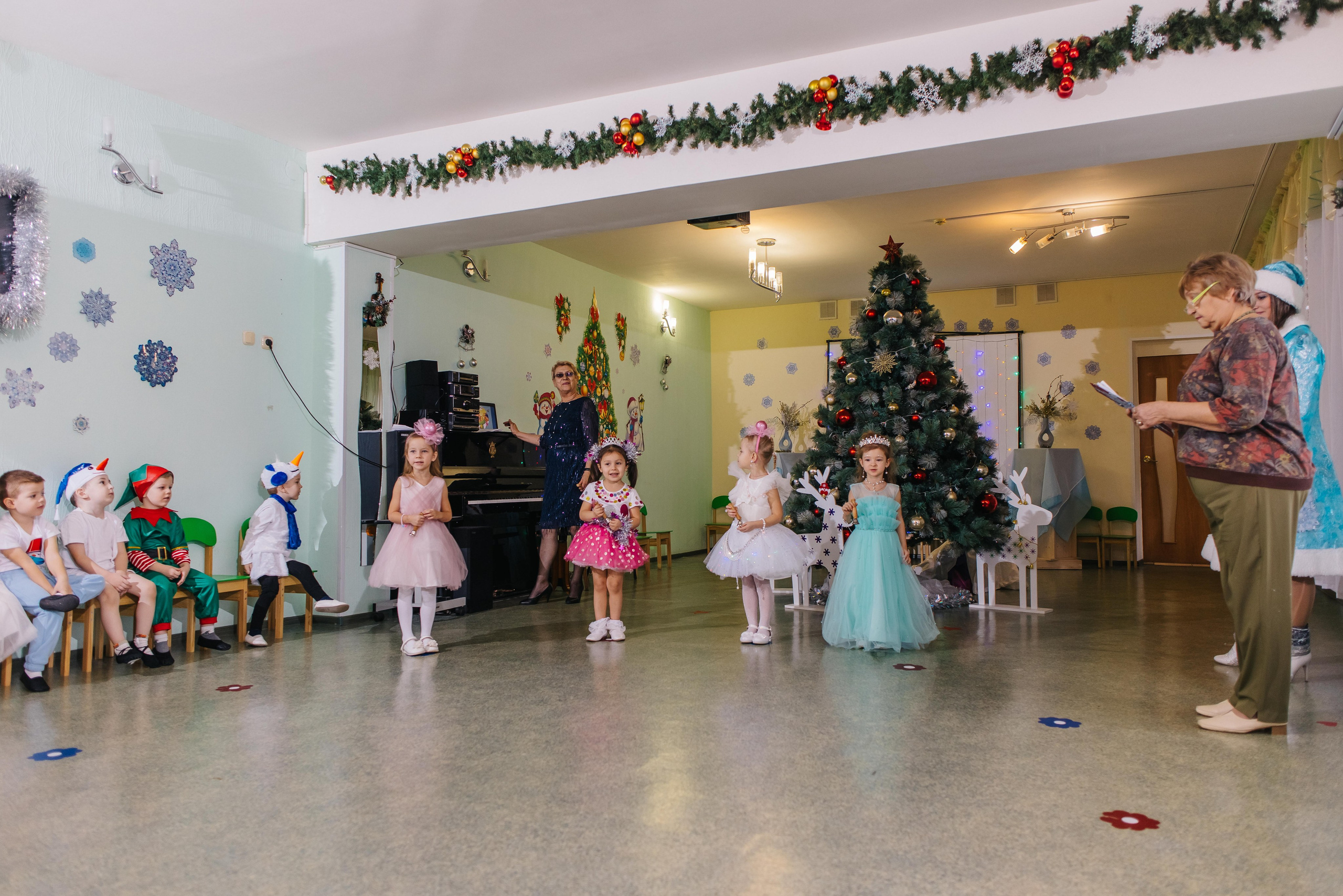 Новогодние утренники в детском саду. Свадебный и семейный фотограф Яна Стражева. Волгоград, Москва