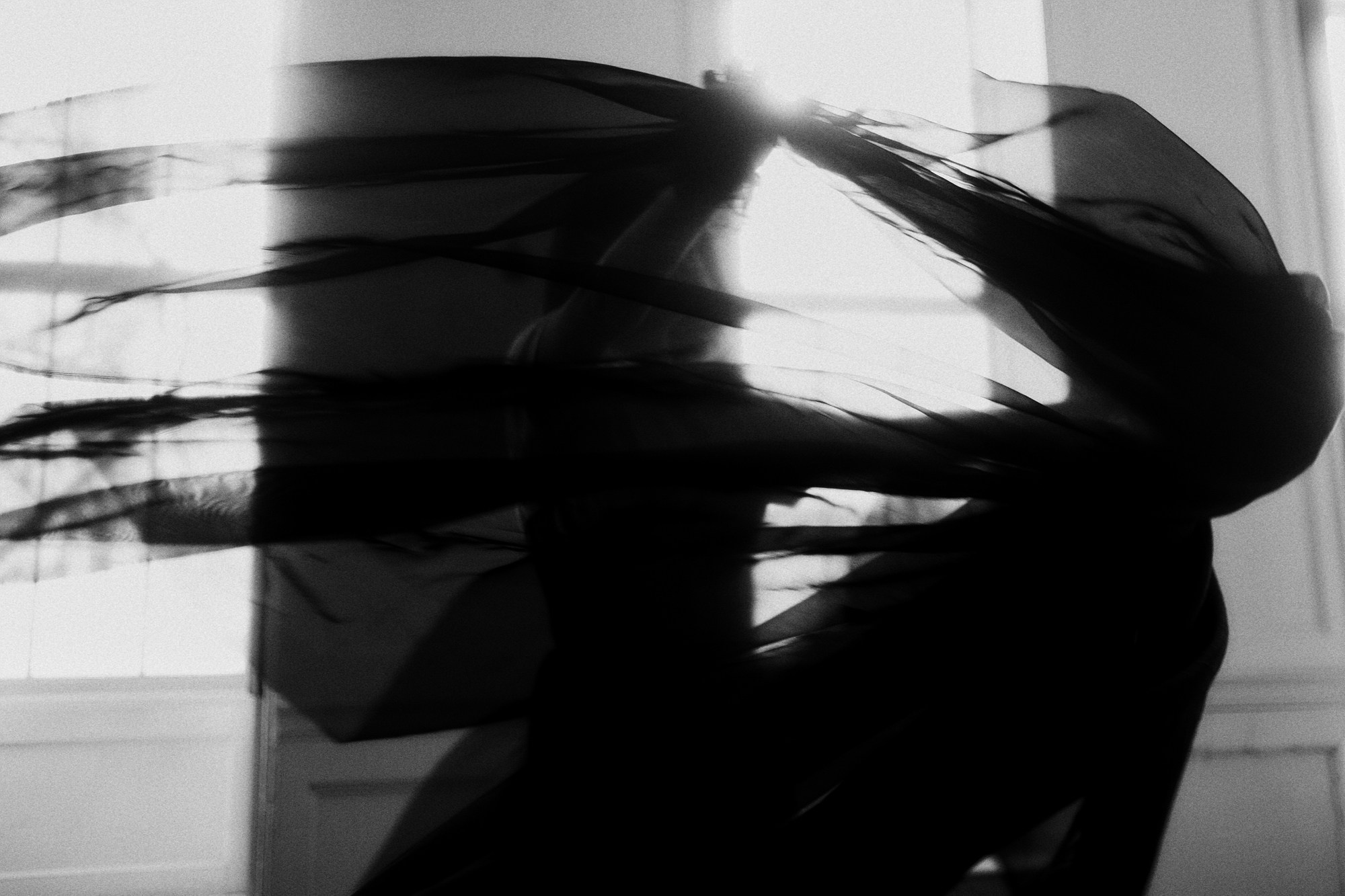 Съемка в движении с полупрозрачной тканью, фотограф Тюмень