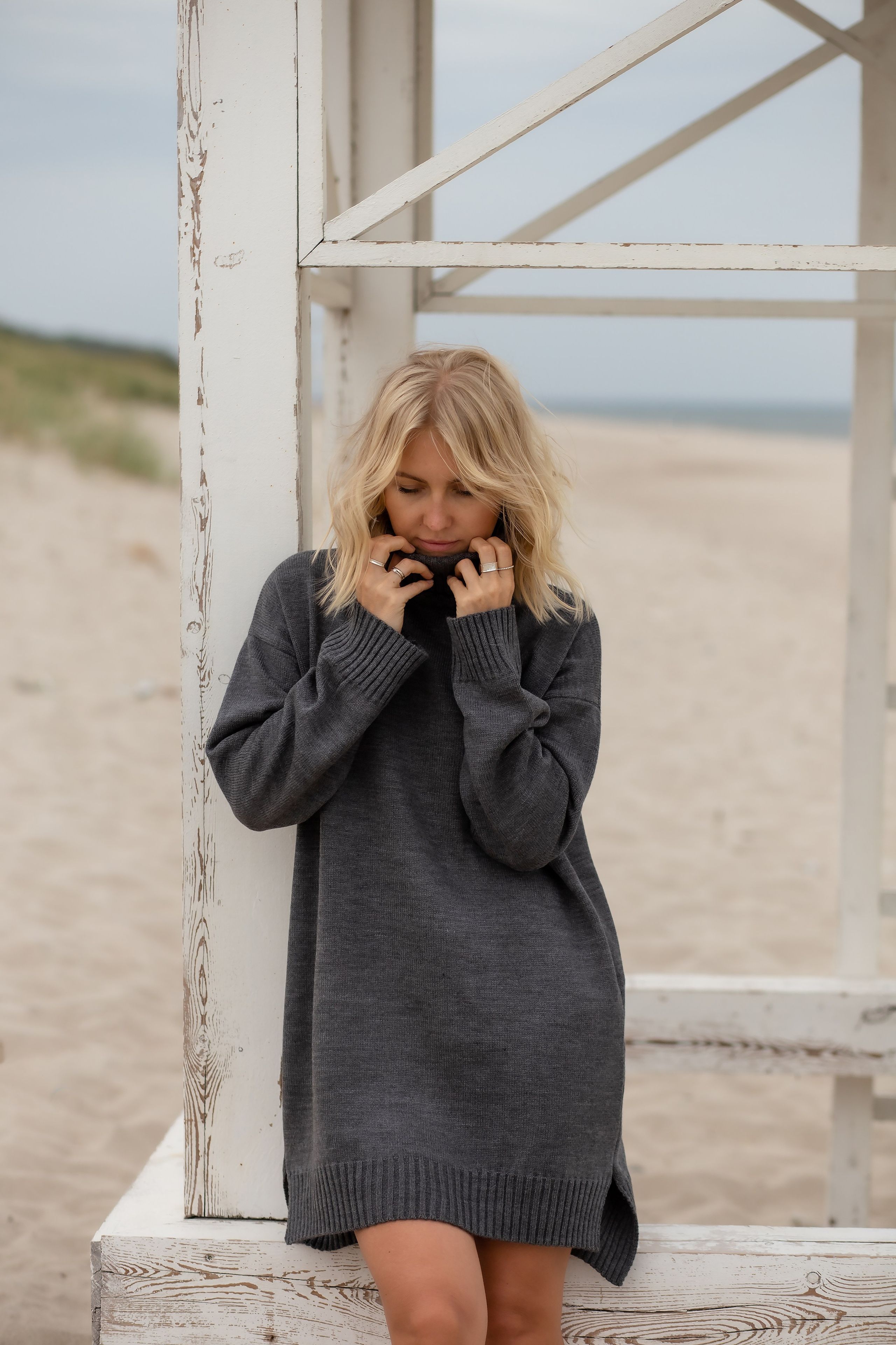 Вера в Янтарном. Перед дождем. Фотограф в Калининграде Решетникова Алина