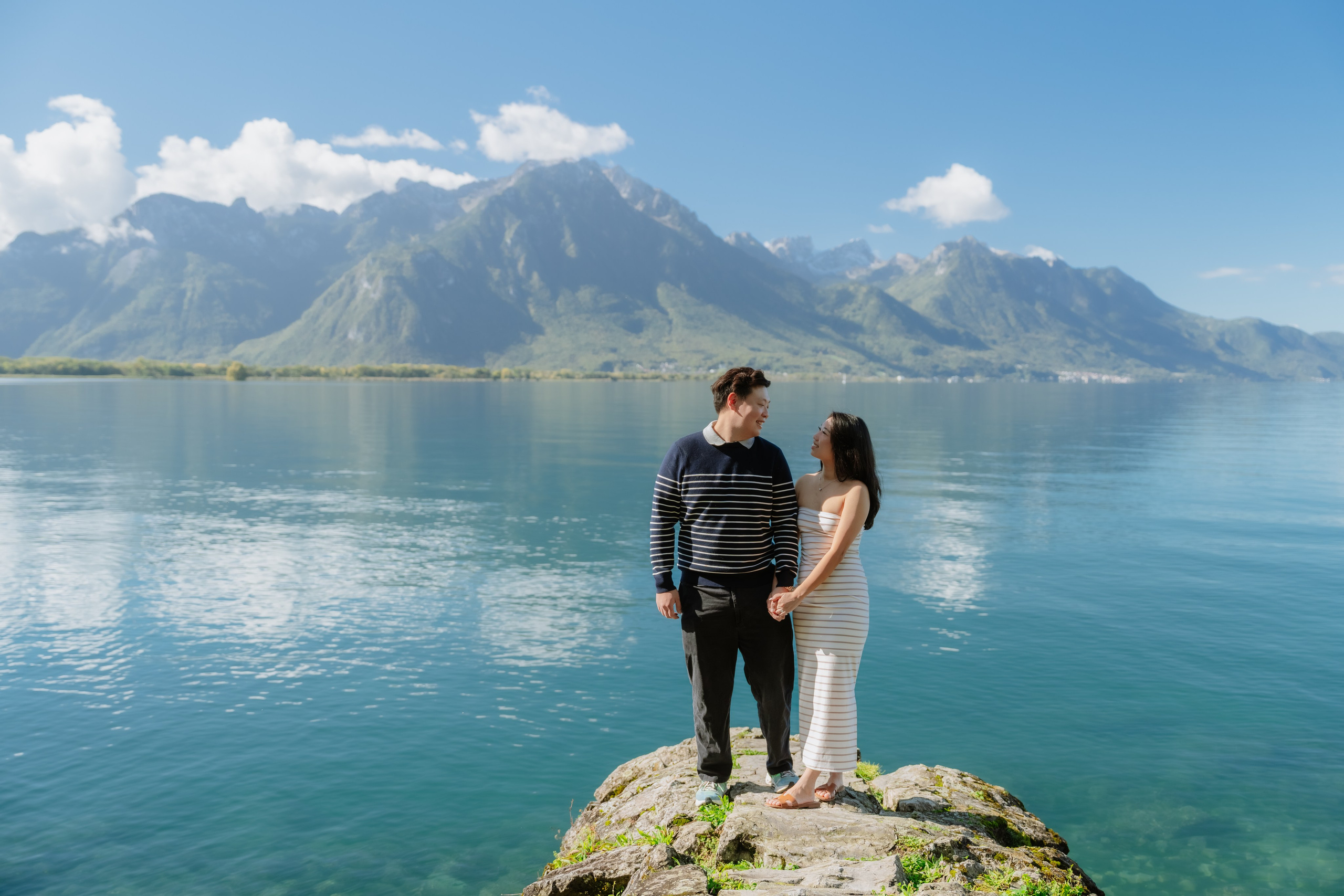 Stephanie & Dominick | Proposal Montreux. Профессиональный свадебный фотограф в Женеве и Швейцарии | Таня Вовчецкая