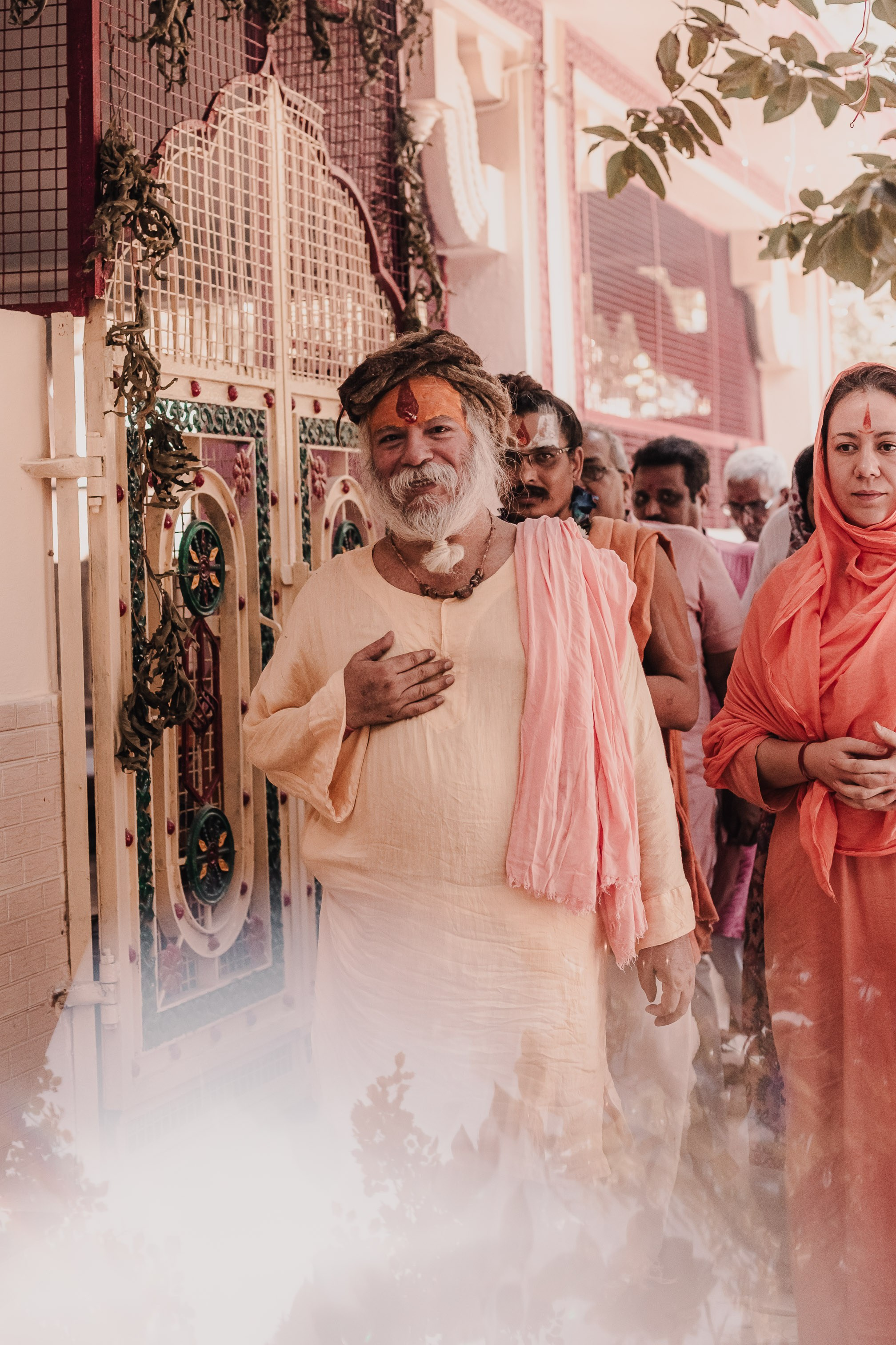 Navaratri yajna at Devraha Baba Ji ashram. Мариам Багдасарян