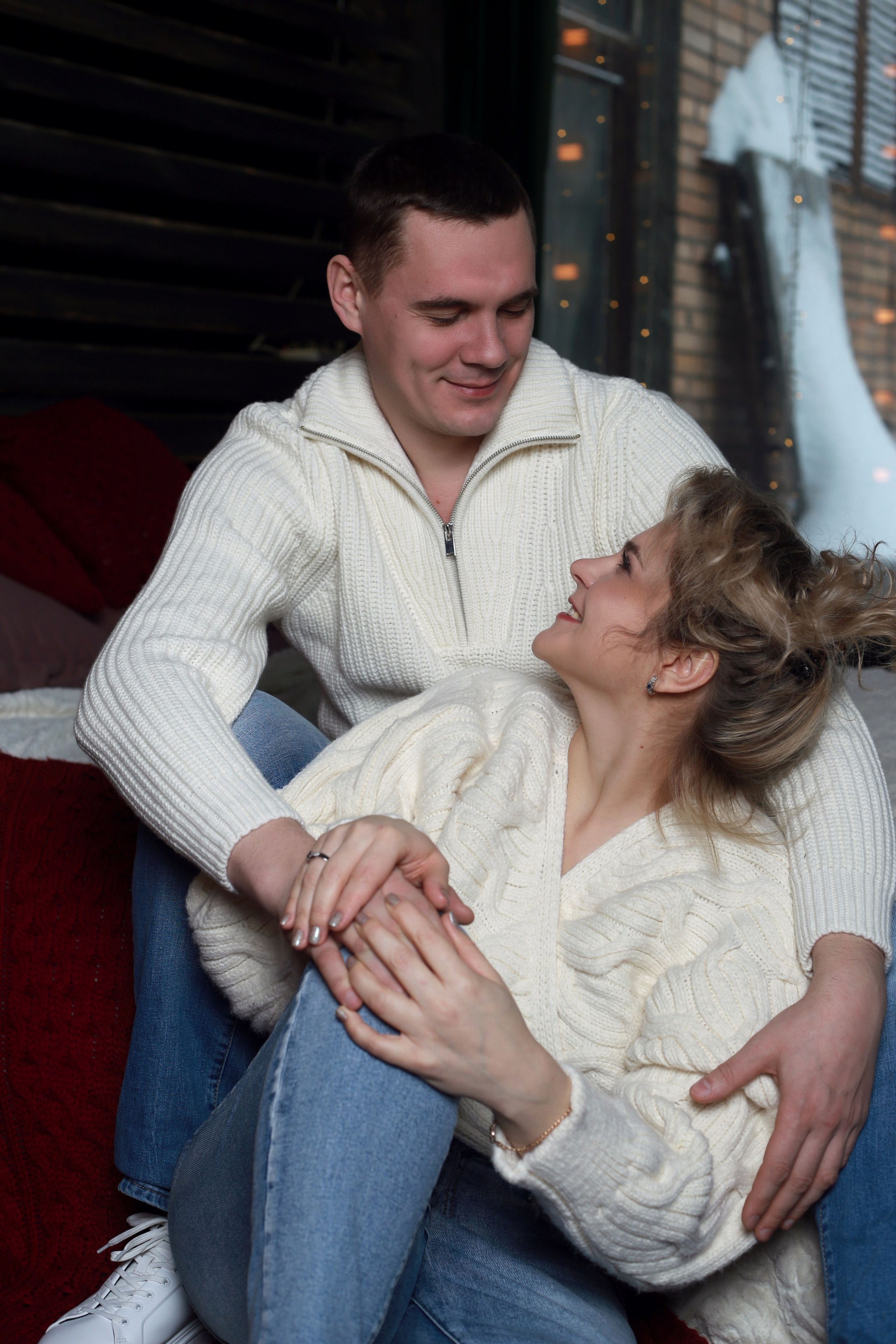 Людмила с мужем и дочкой. Семейный фотограф в Москве и МО Варвара Шаранова