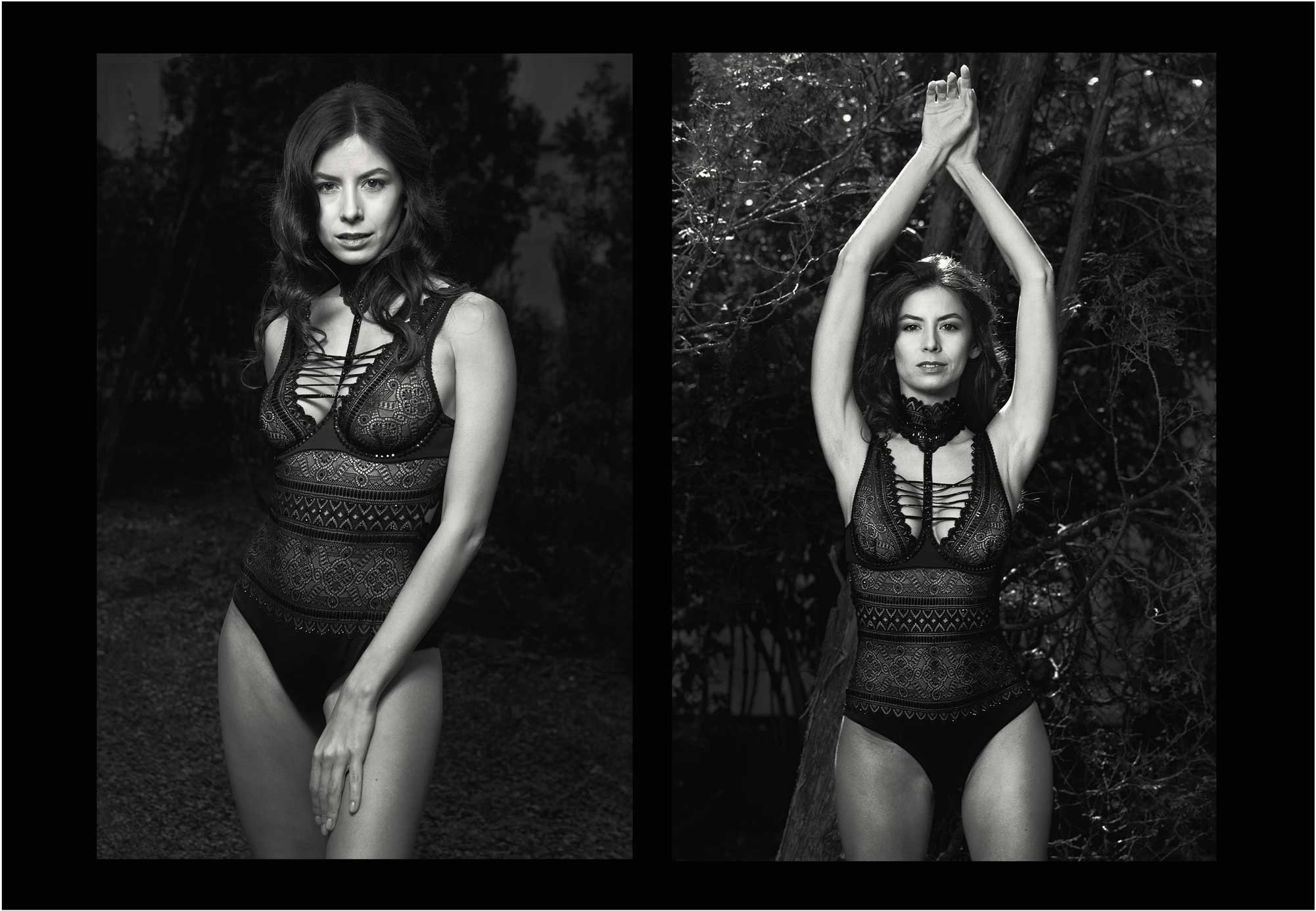 женское белье "Uniconf", модель Марина Бондарь в белье "Uniconf"